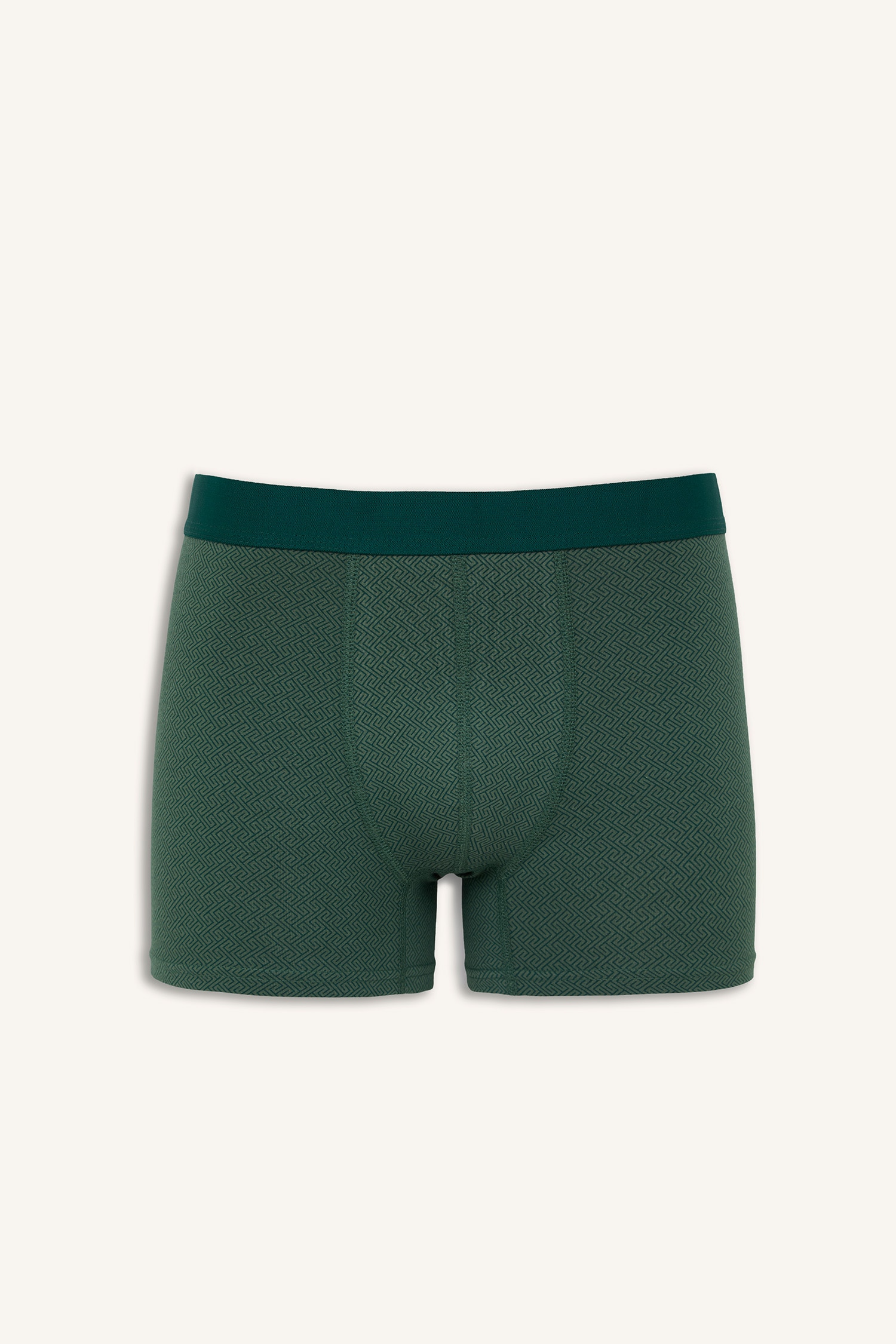 DeFacto Regular Fıt Etnik Desenli 3'lü Boxer görsel 2