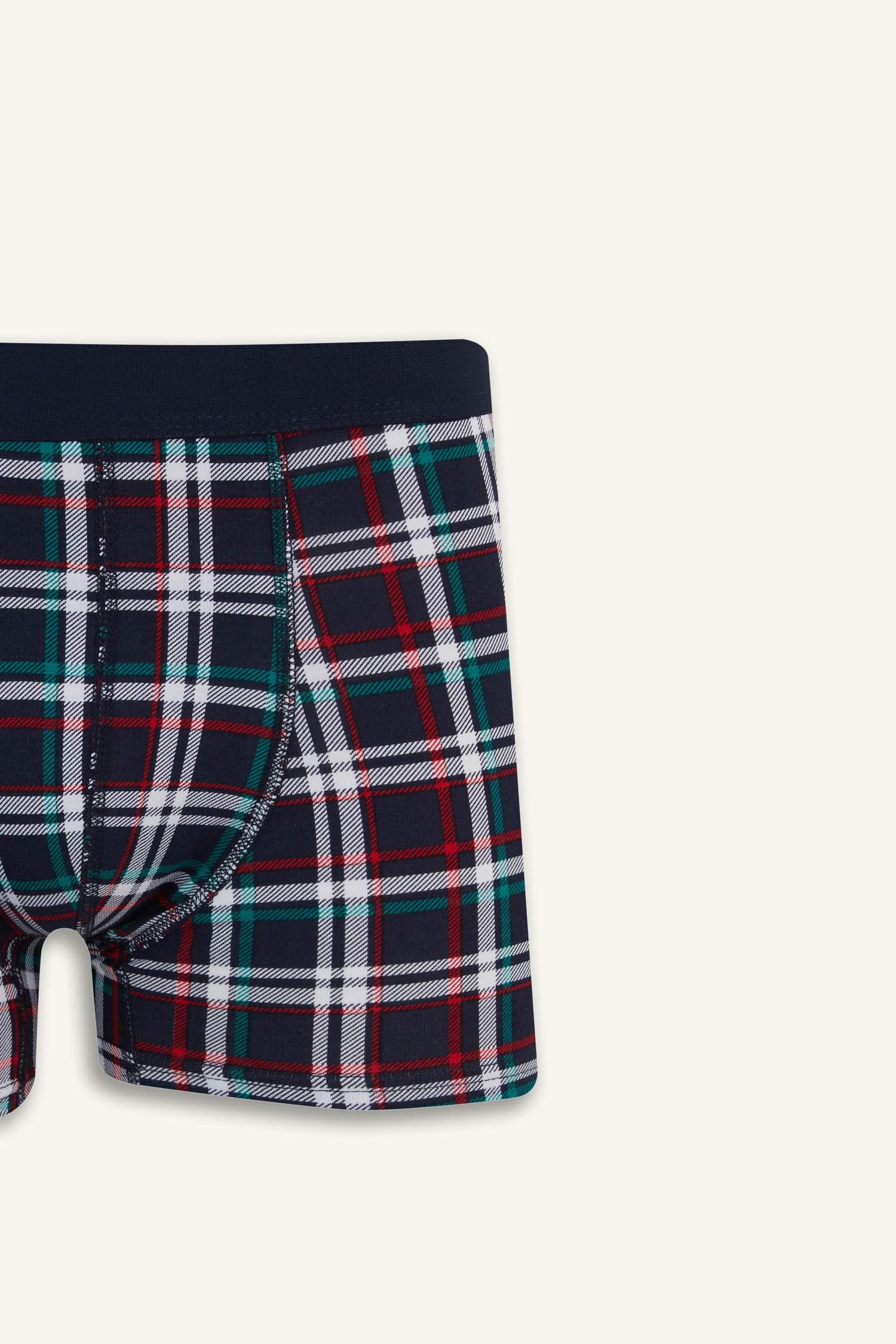 Regular Fit 3 Piece Checkered Boxers