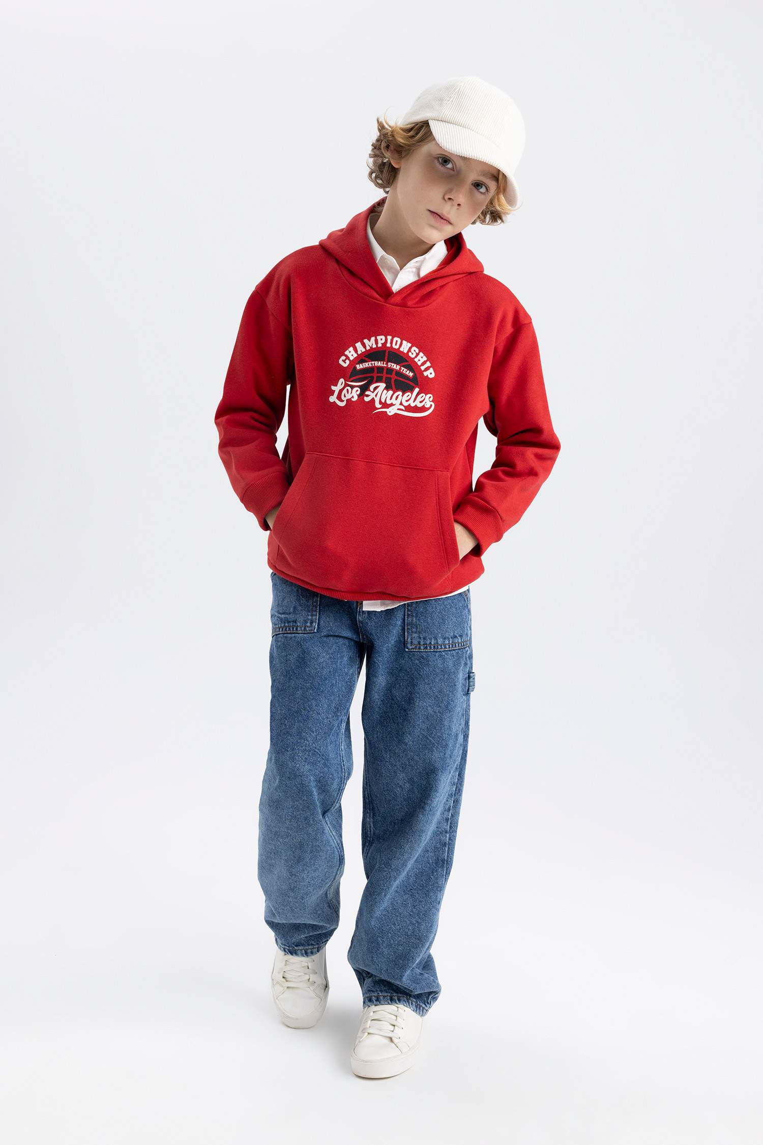 Boy Regular Fit Hooded Sweatshirt