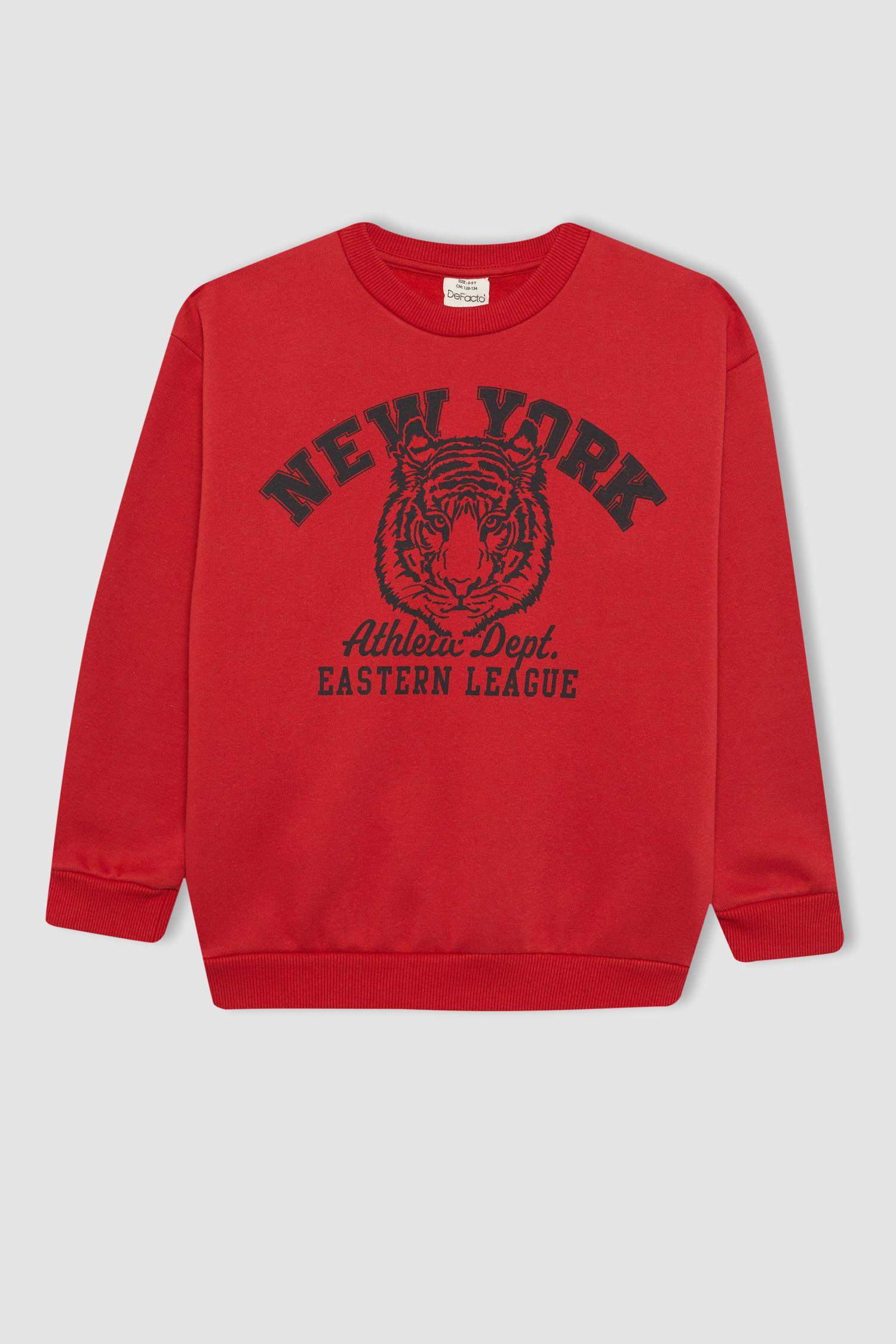 سويت شيرت ولادي قصة عادية بياخة مستديرة