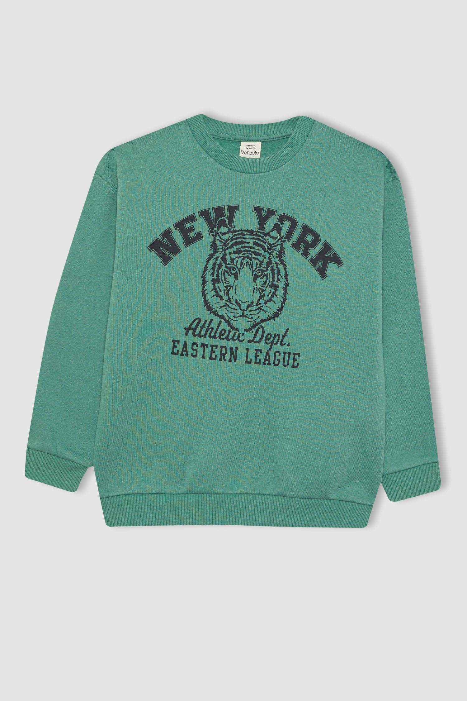 سويت شيرت ولادي قصة عادية بياخة مستديرة