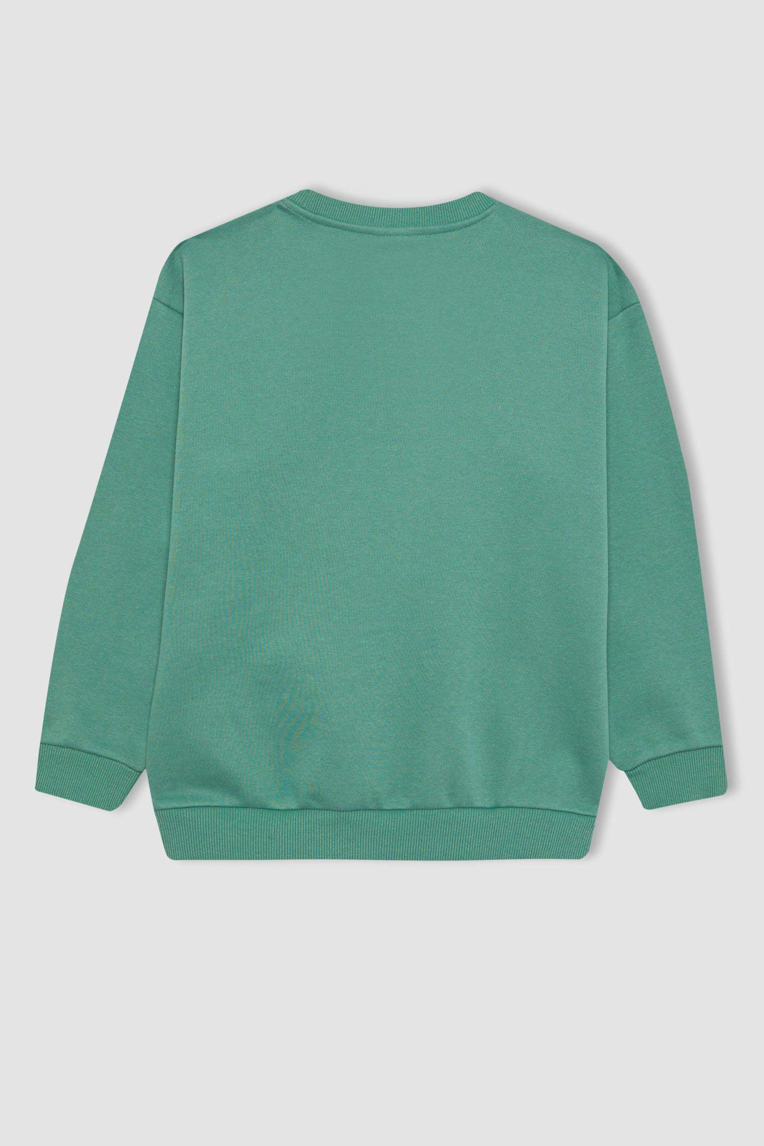 سويت شيرت ولادي قصة عادية بياخة مستديرة