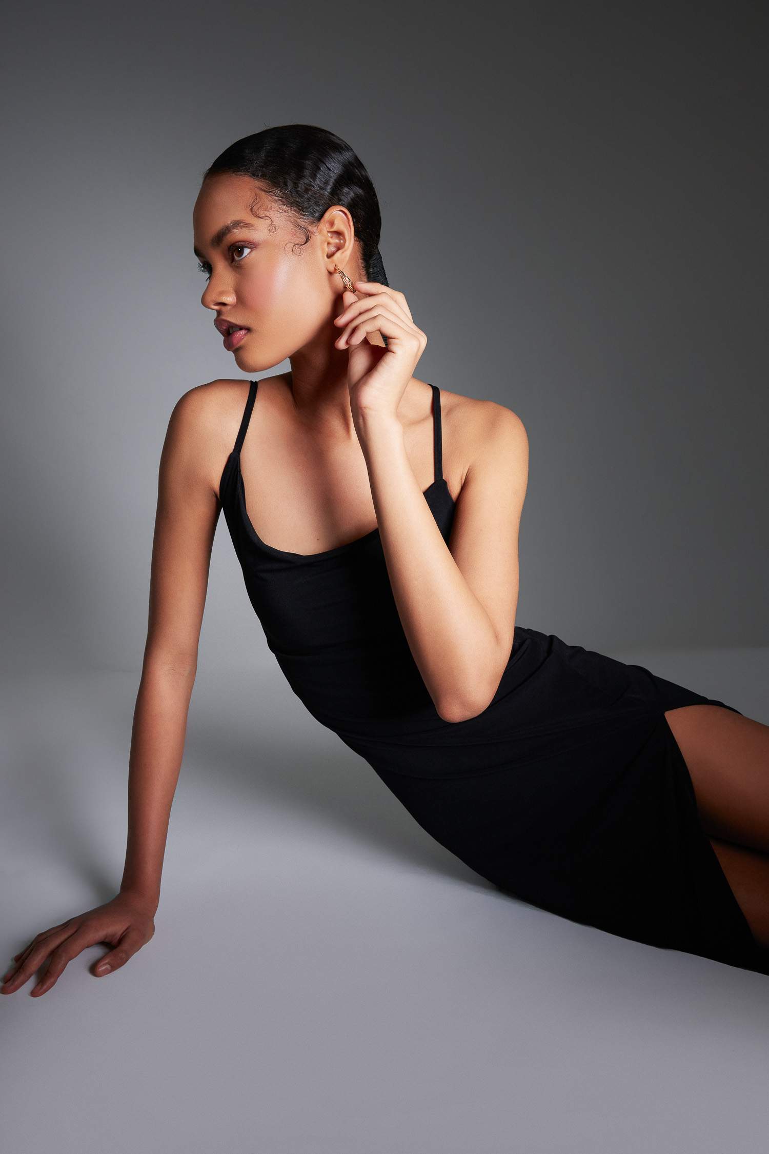 Kadın Halka Gold Küpe