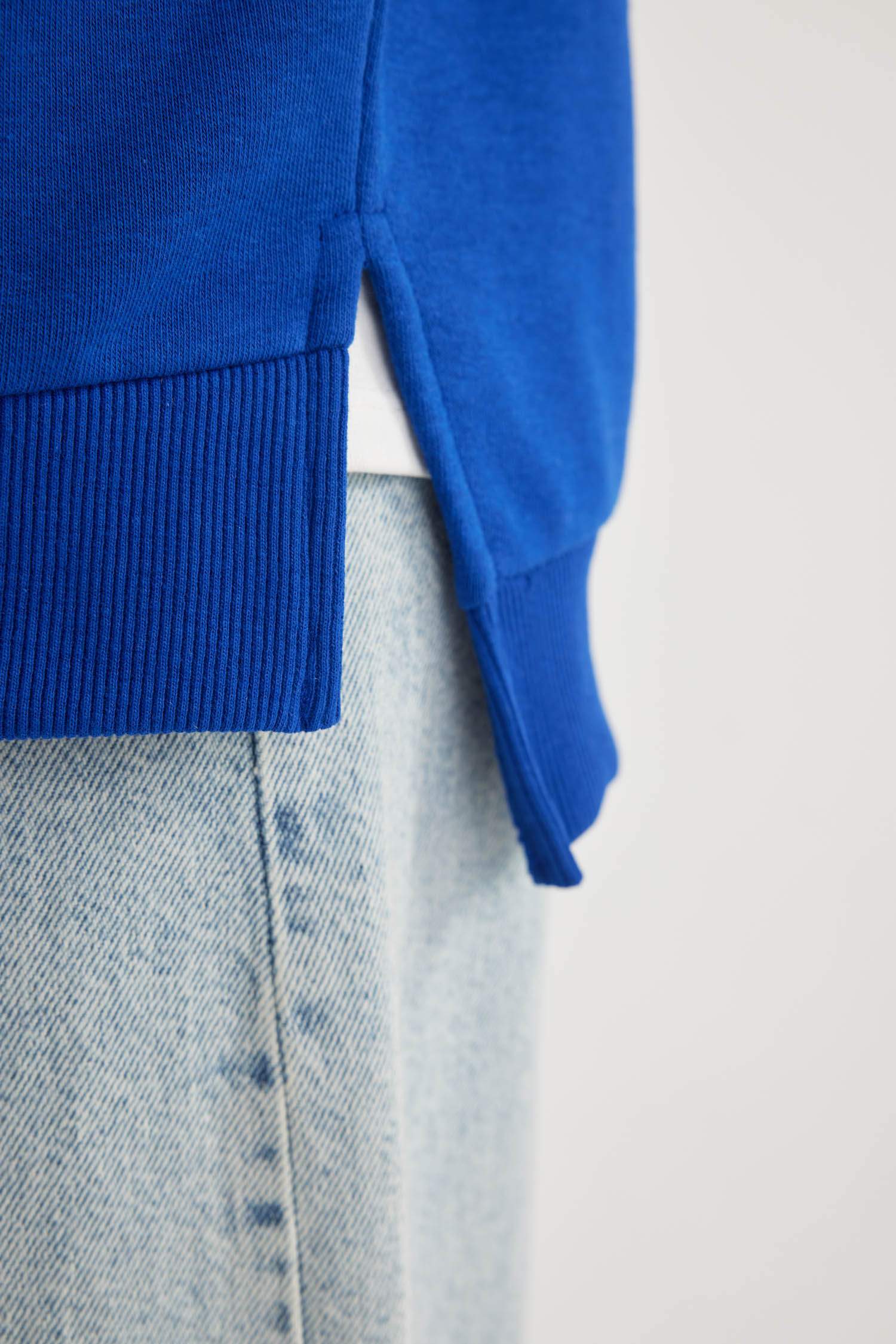 Oversize Geniş Kalıp Kapüşonlu Sweatshirt