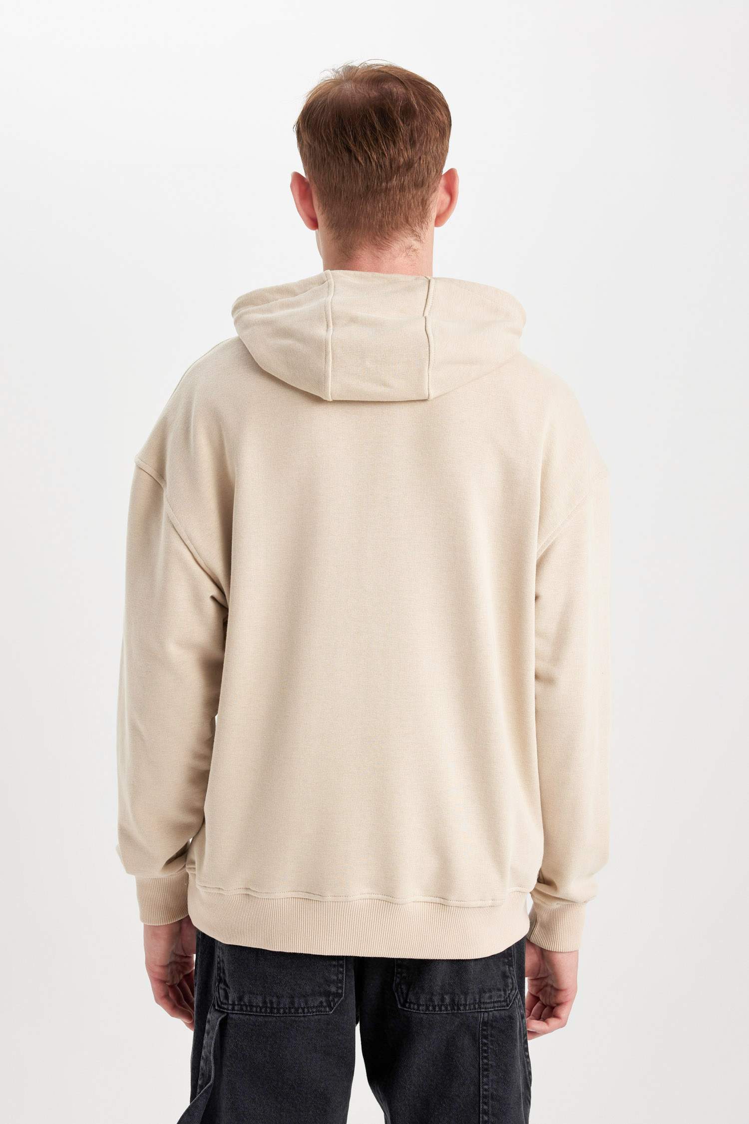 Oversize Geniş Kalıp Kapüşonlu Sweatshirt