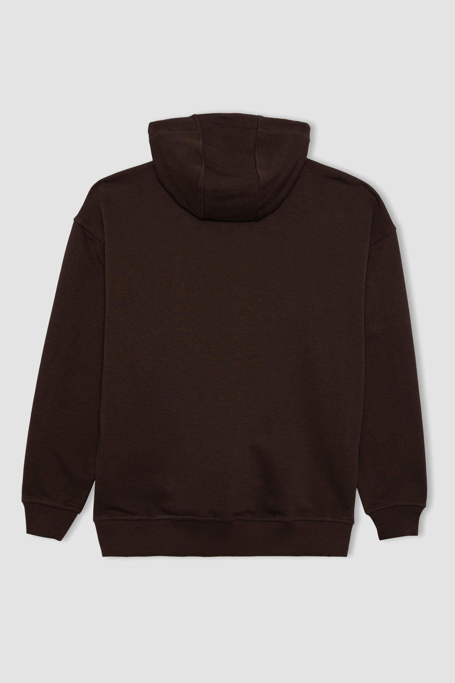 Oversize Geniş Kalıp Kapüşonlu Sweatshirt