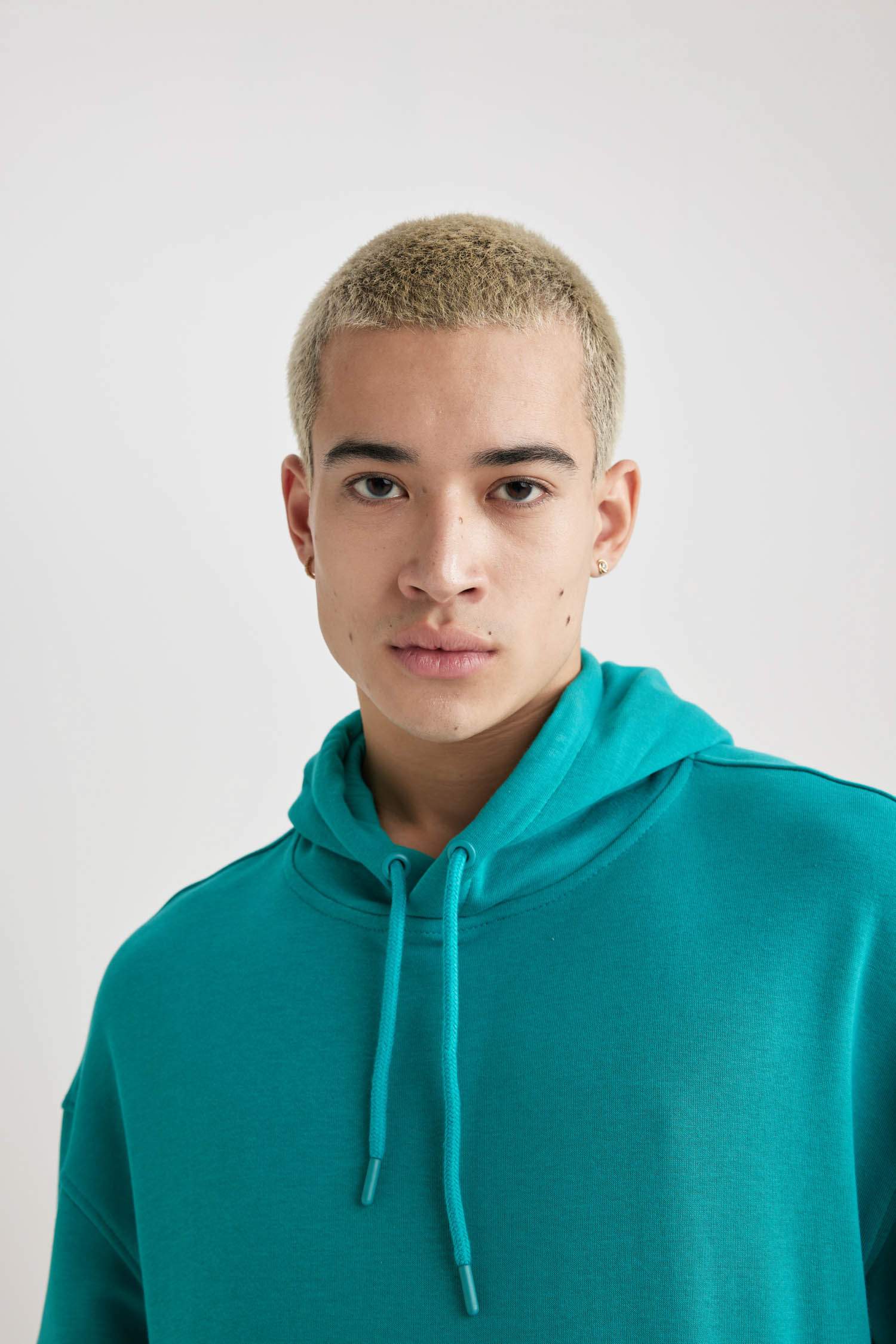 Oversize Geniş Kalıp Kapüşonlu Sweatshirt