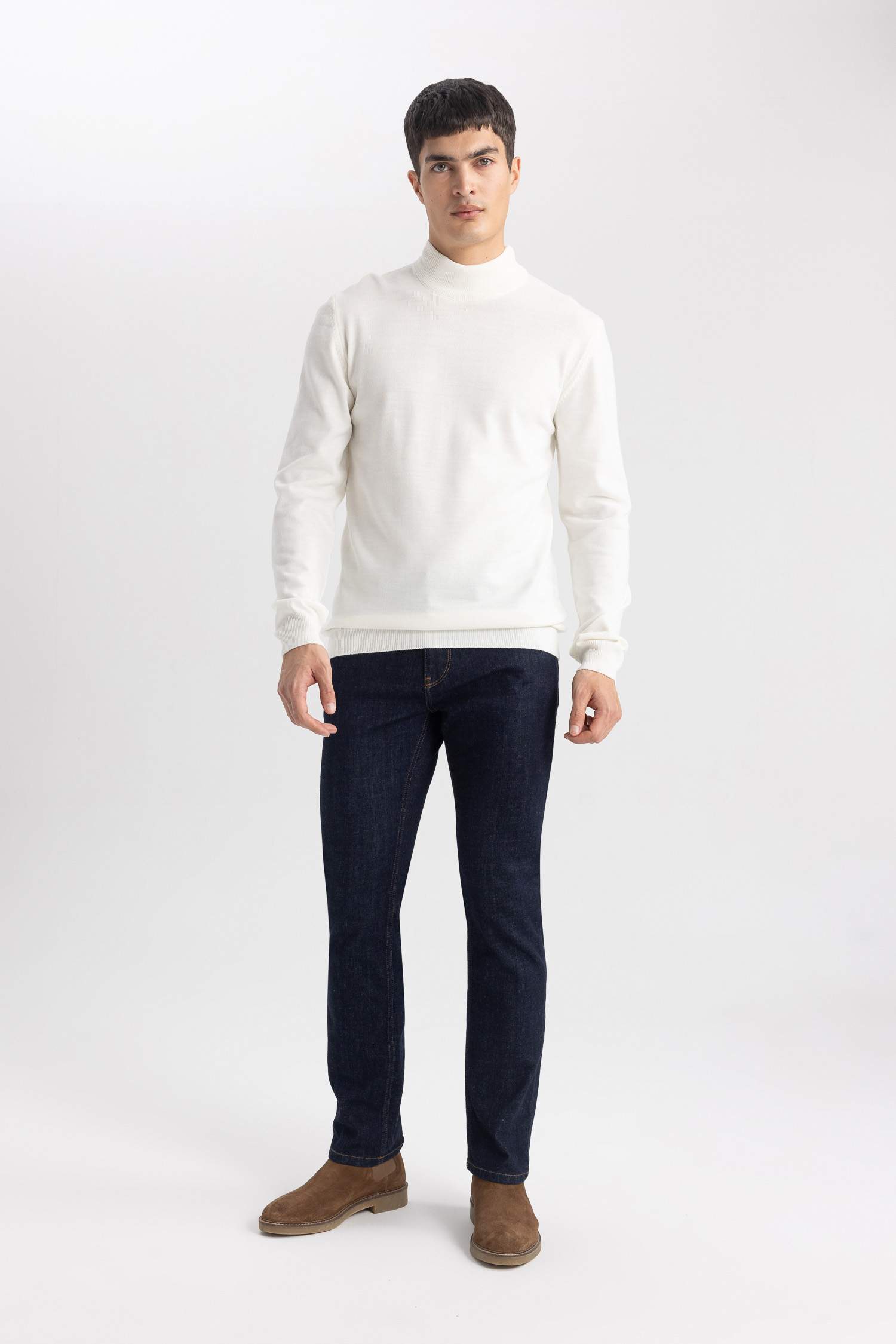 Slim Fit Dar Kesim Kazak