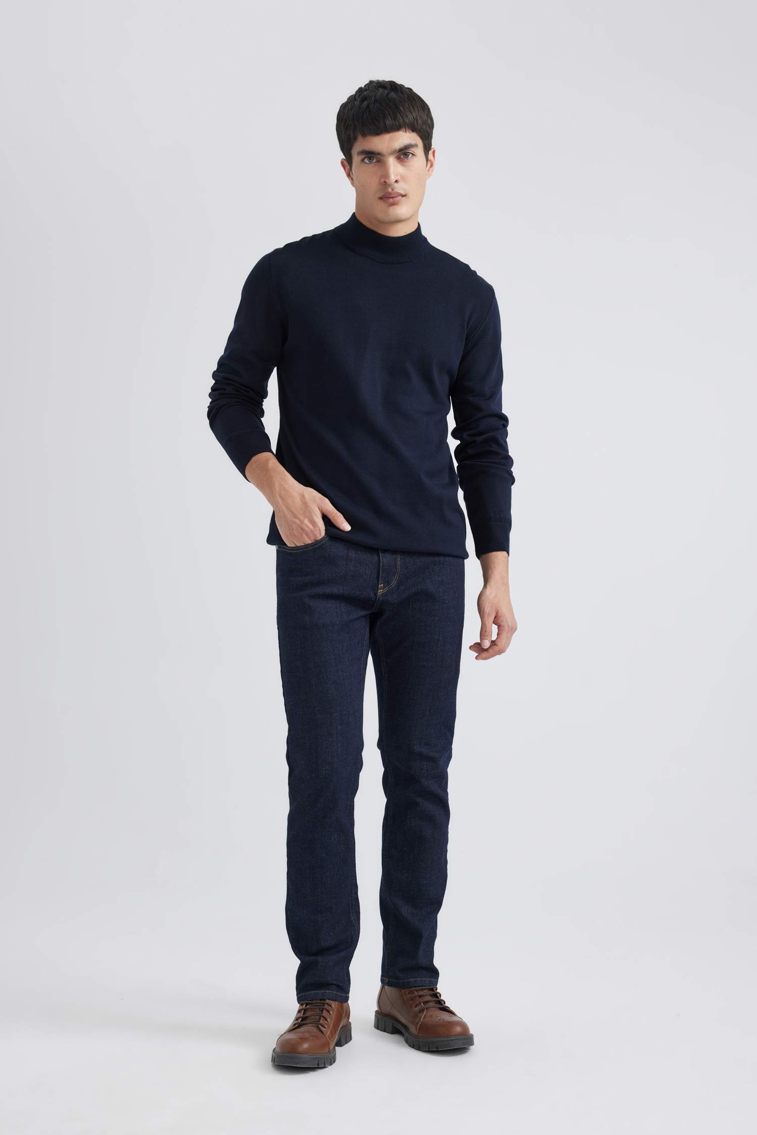 Slim Fit Dar Kesim Kazak