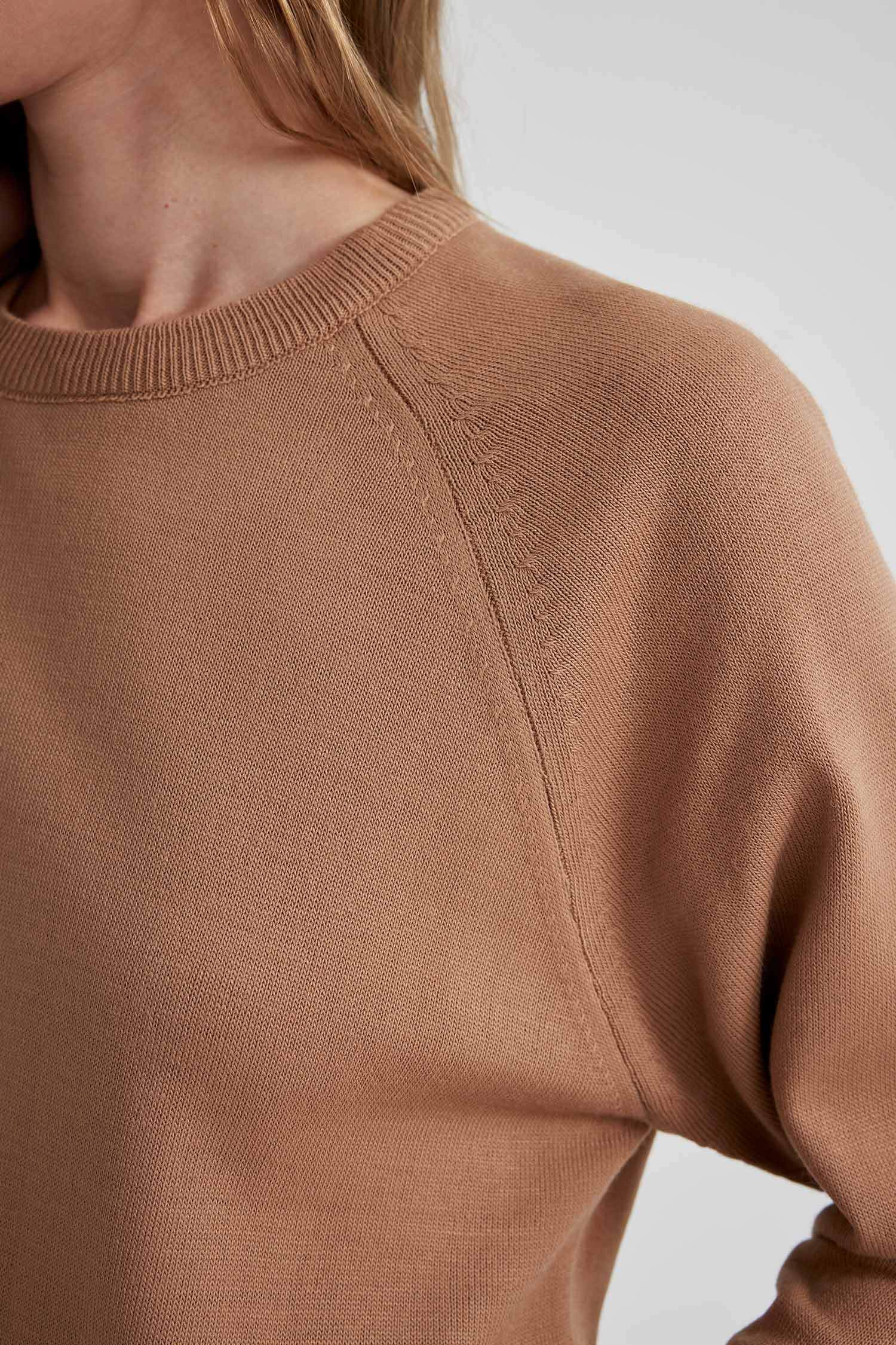 Relax Fit Bisiklet Yaka Triko Kazak