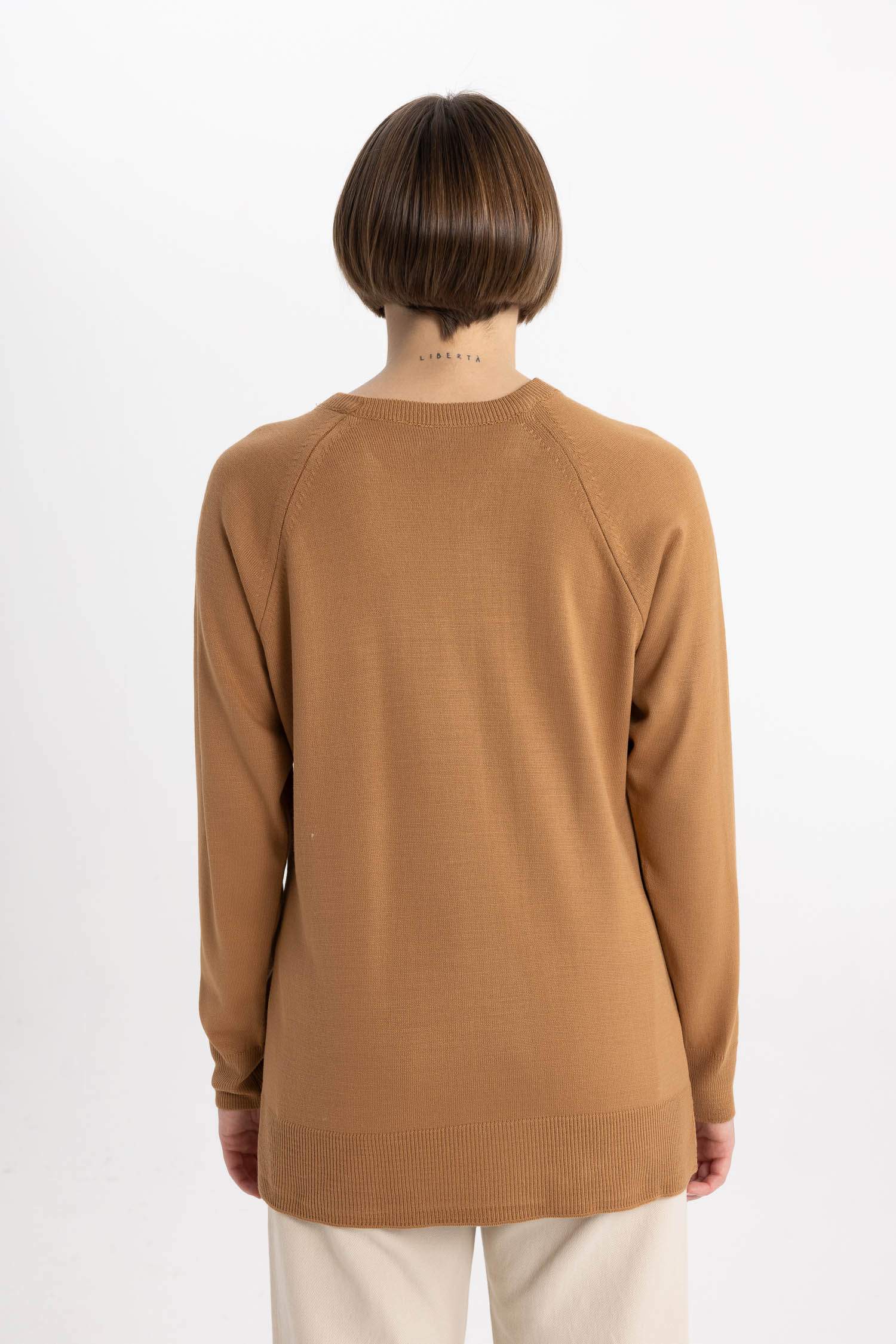 Relax Fit Bisiklet Yaka Triko Kazak