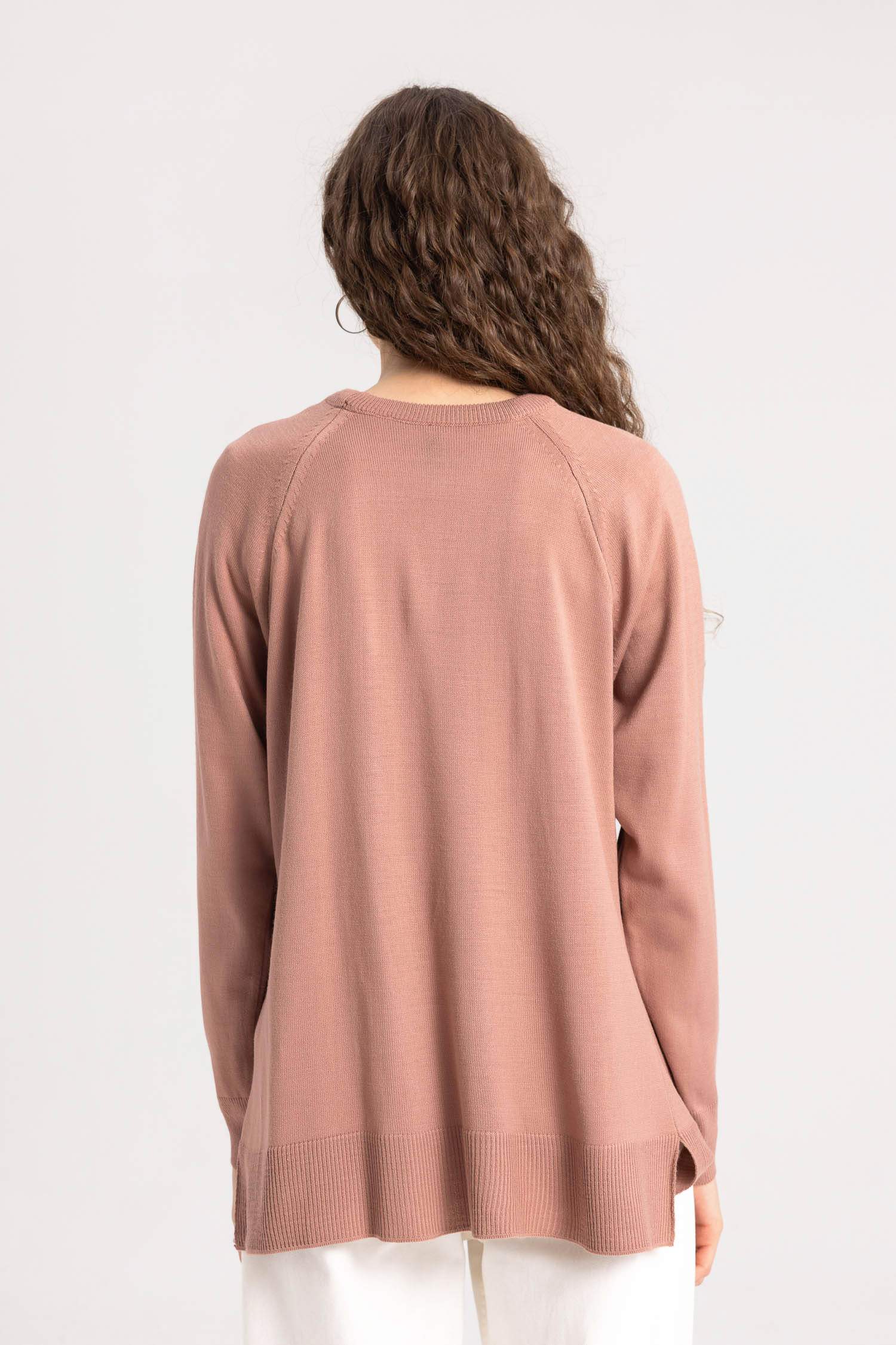 Relax Fit Bisiklet Yaka Triko Kazak