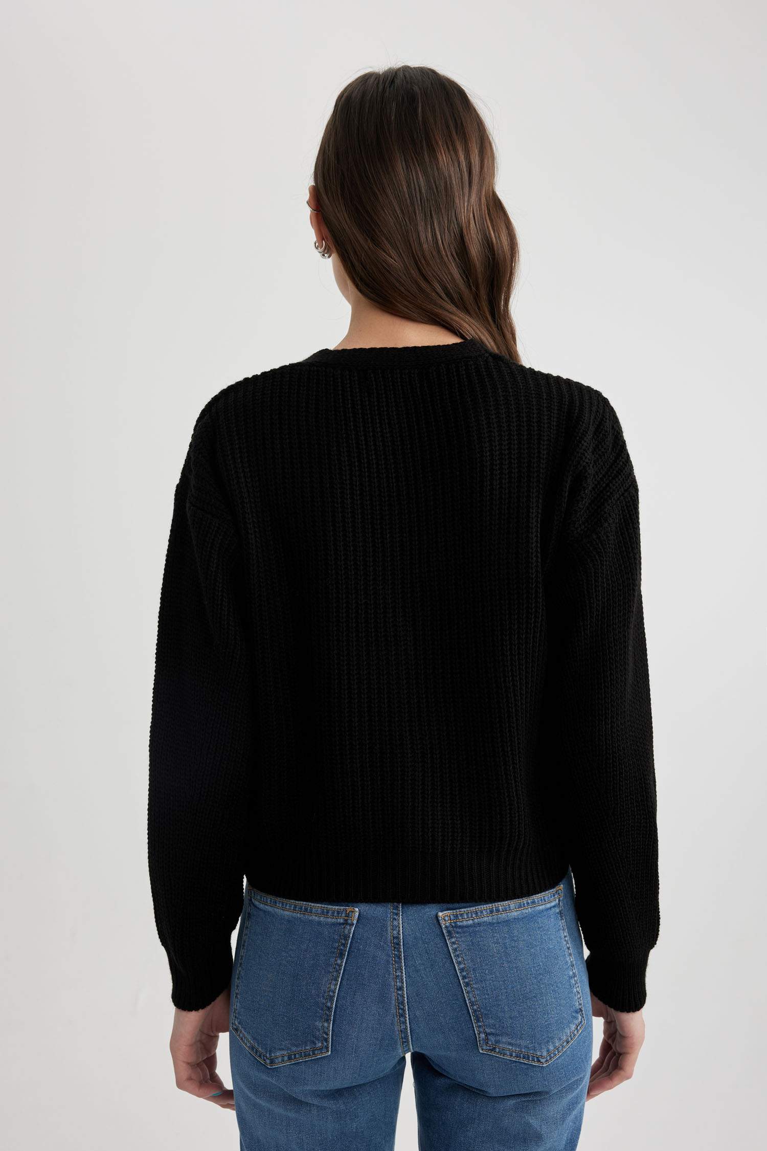 Regular Fit V Yaka Hırka