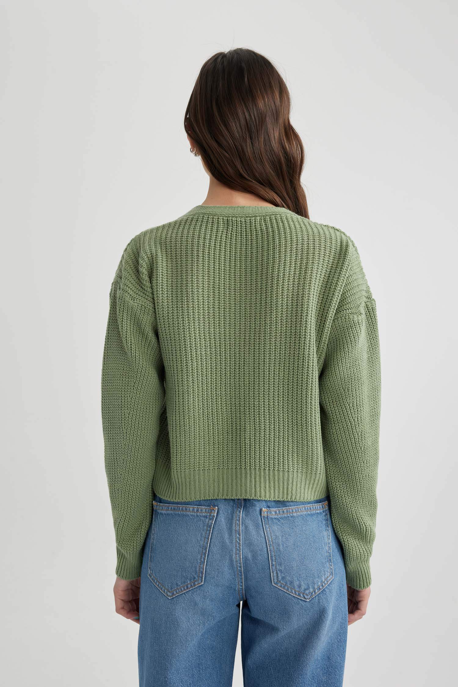 Regular Fit V-Neck Cardigan