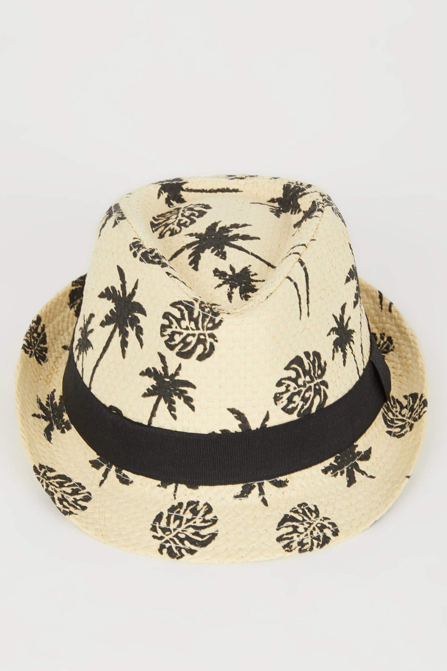 Boy Patterned Straw Hat