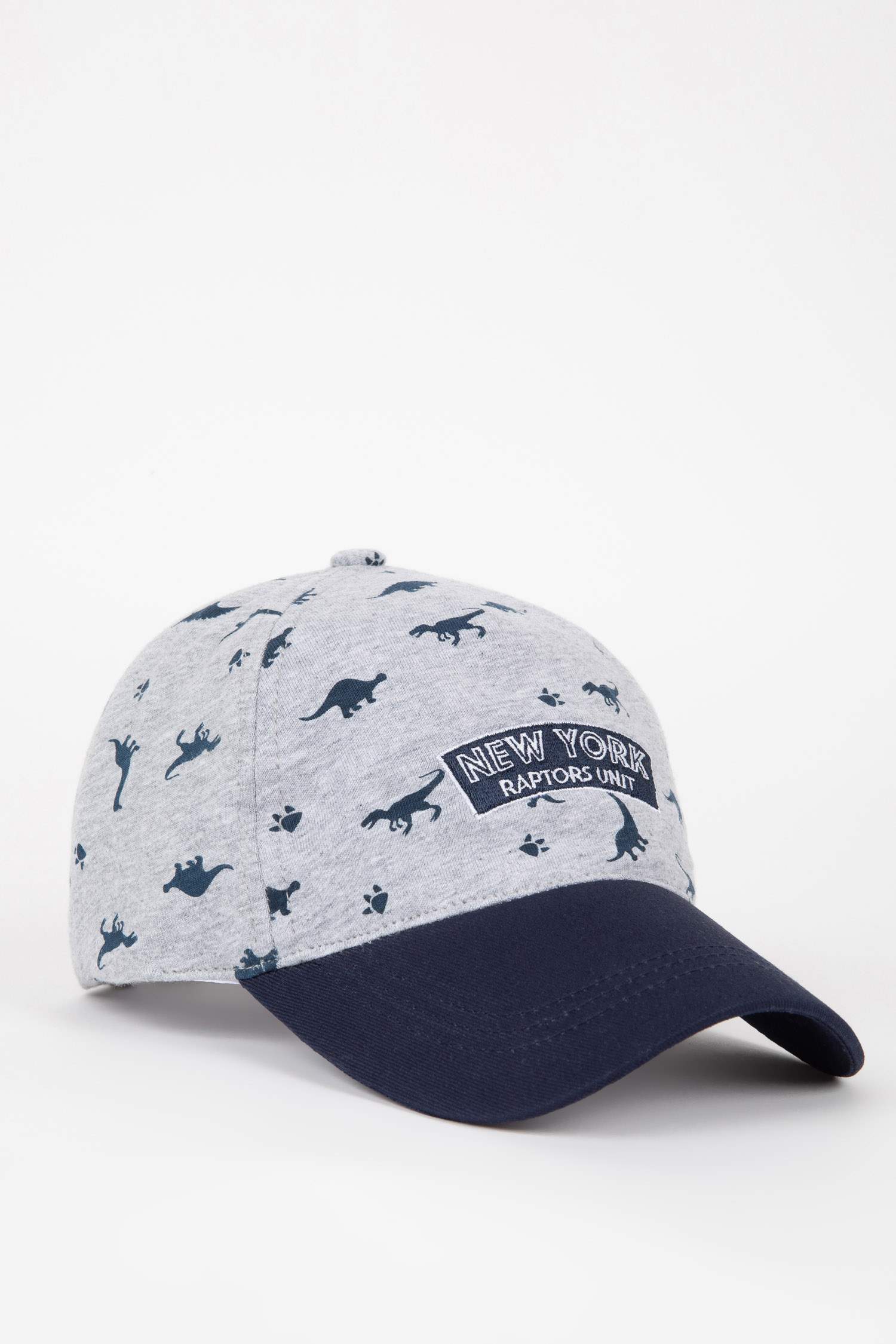 Erkek Çocuk Baskılı Penye Beyzbol Basketbol Şapkası