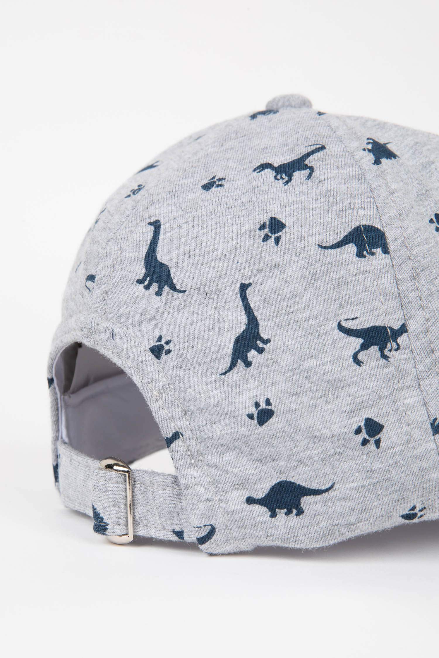 Erkek Çocuk Baskılı Penye Beyzbol Basketbol Şapkası