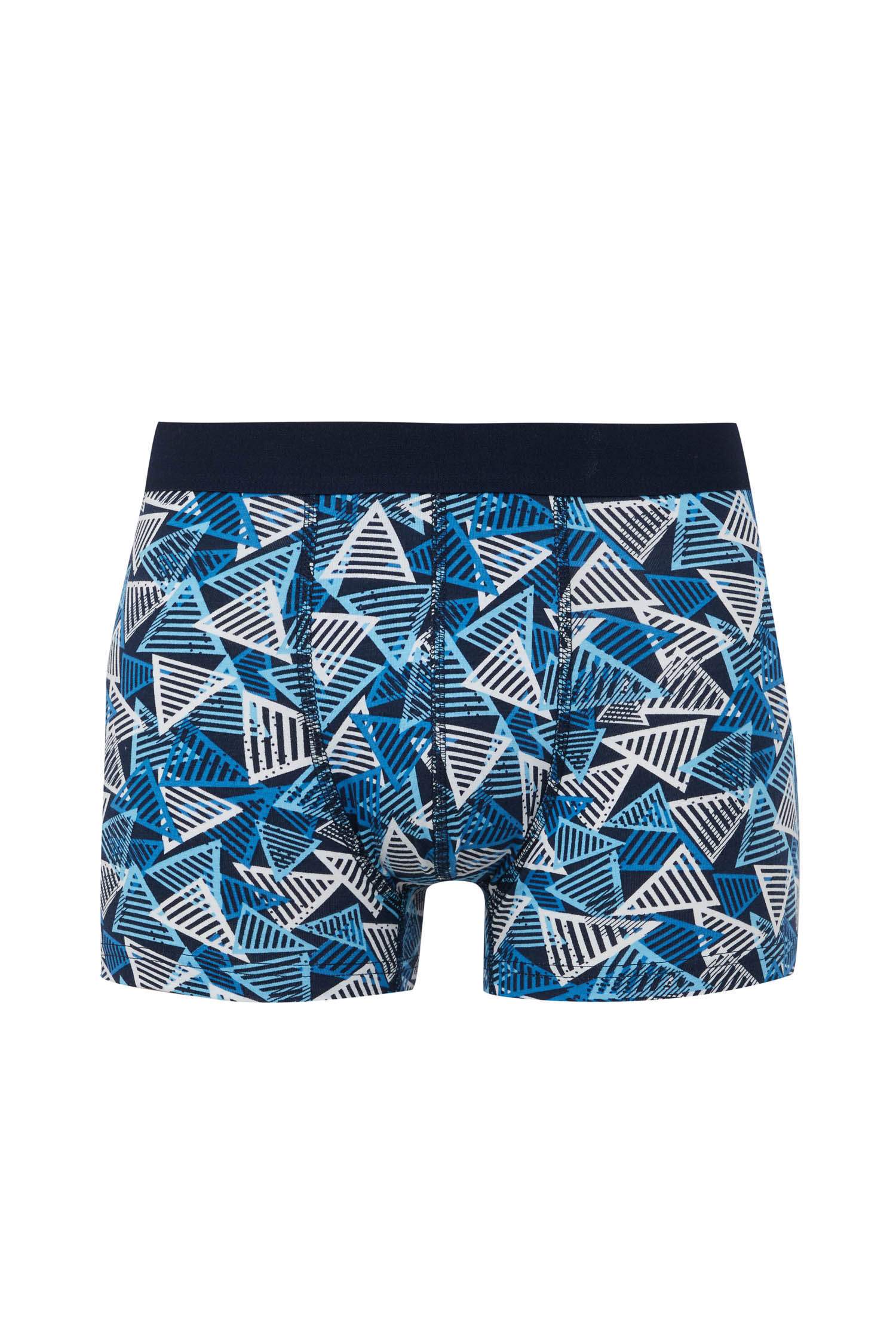 Regular Fit Baskılı 3'lü Boxer