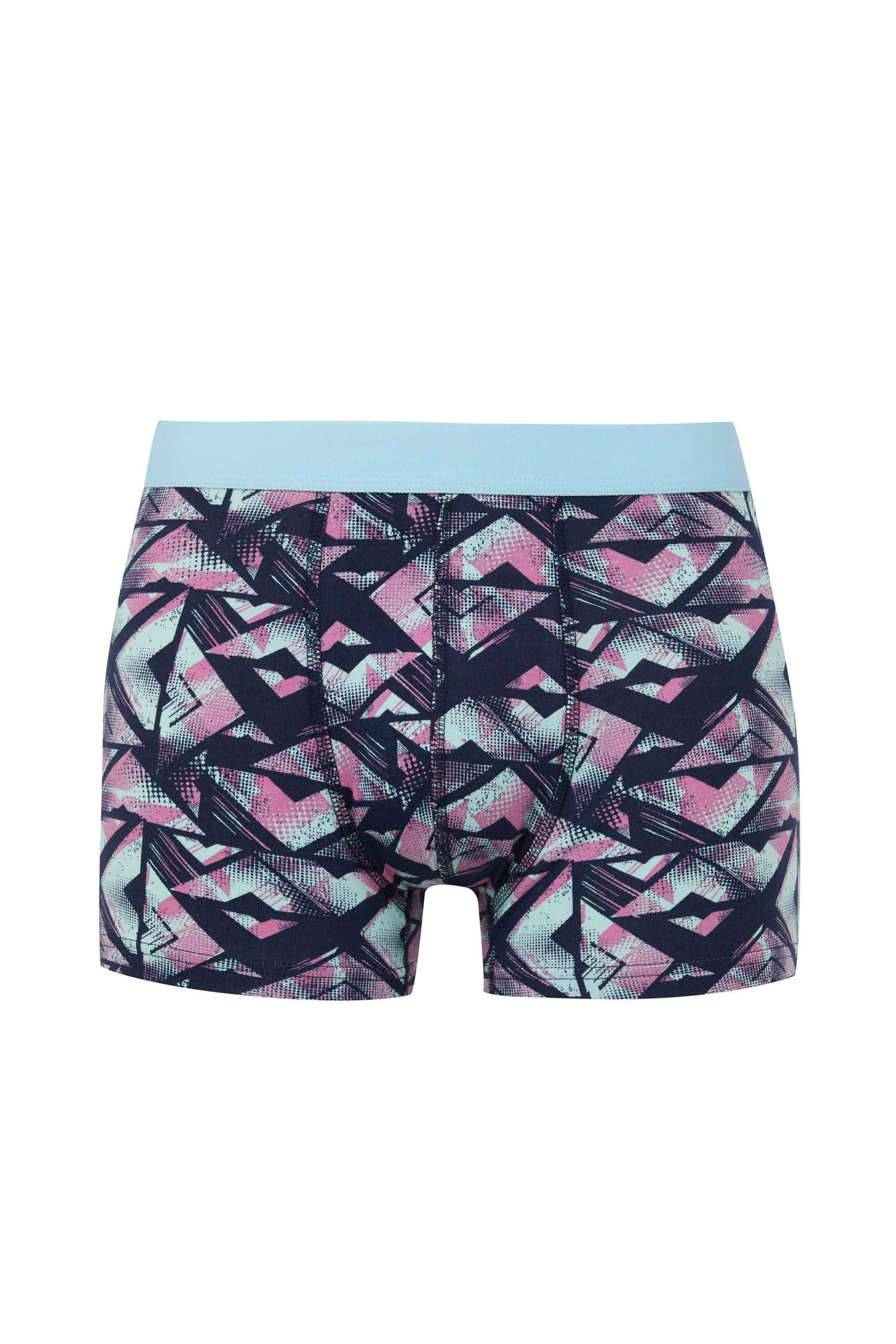 Regular Fit Baskılı 3'lü Boxer