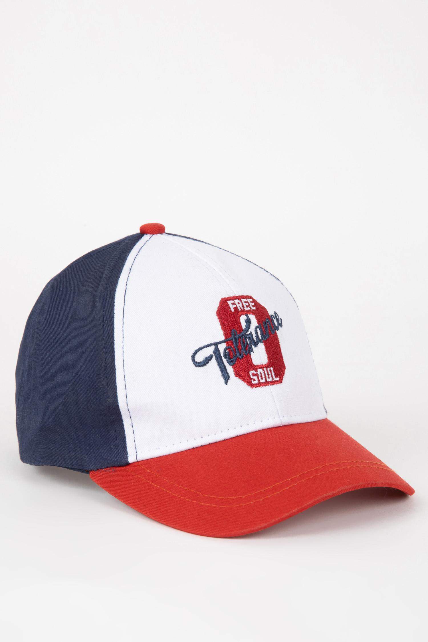 Erkek Çocuk Nakışlı Pamuklu Beyzbol Basketbol Şapkası