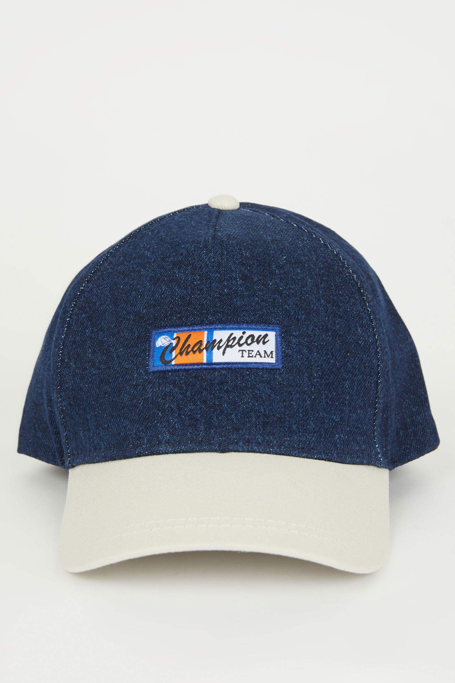 Boy Label Printed Jean Cap