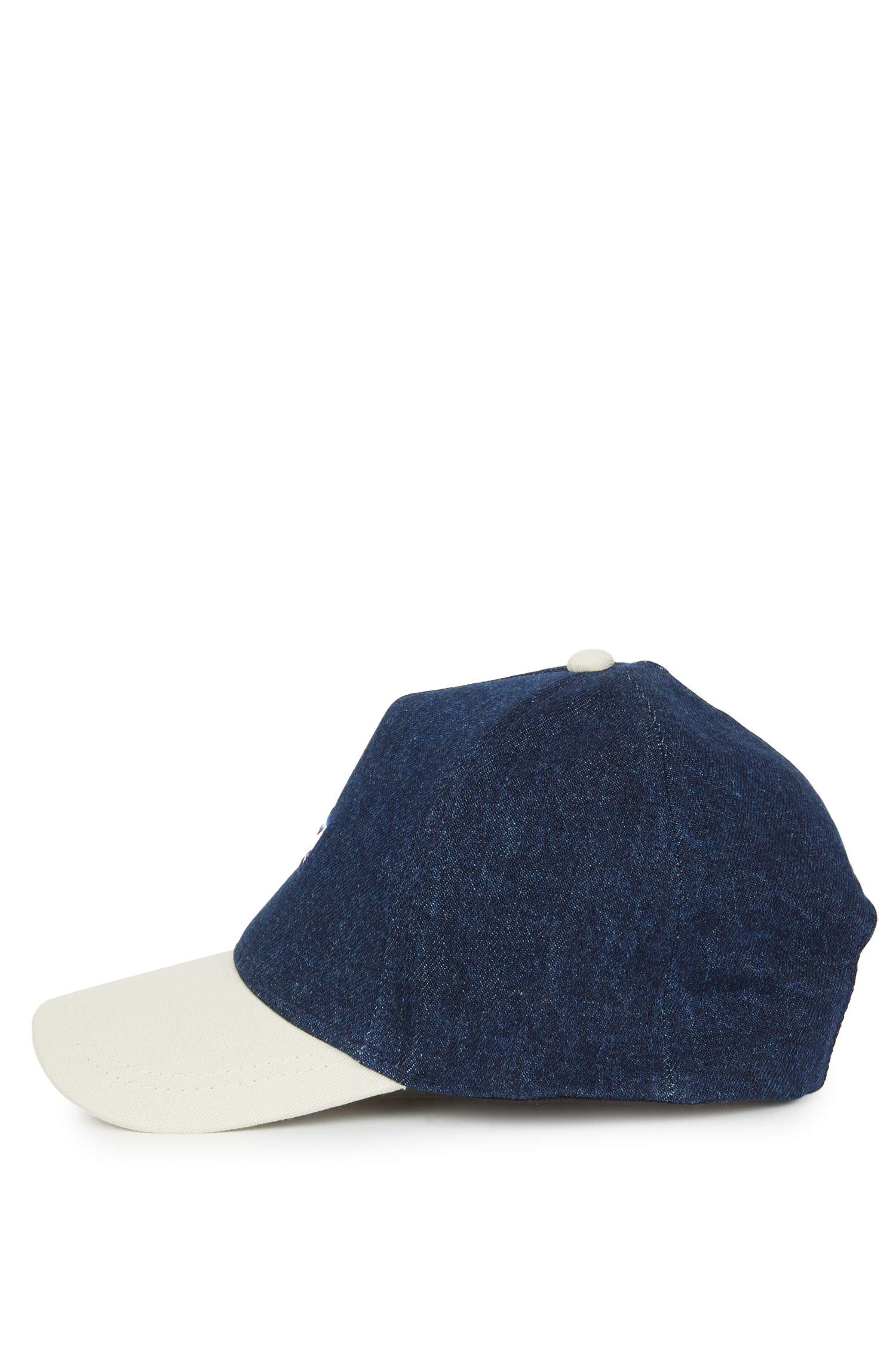 Boy Label Printed Jean Cap