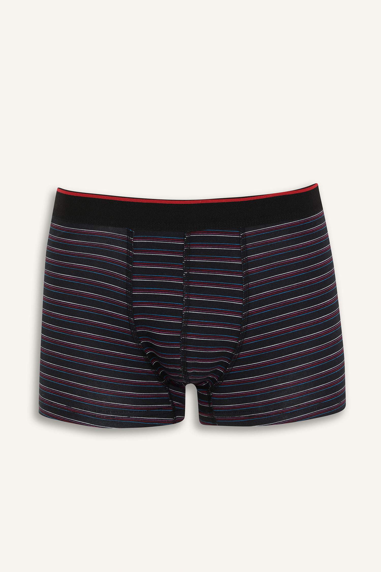 Regular Fit Çizgili 3'lü Boxer