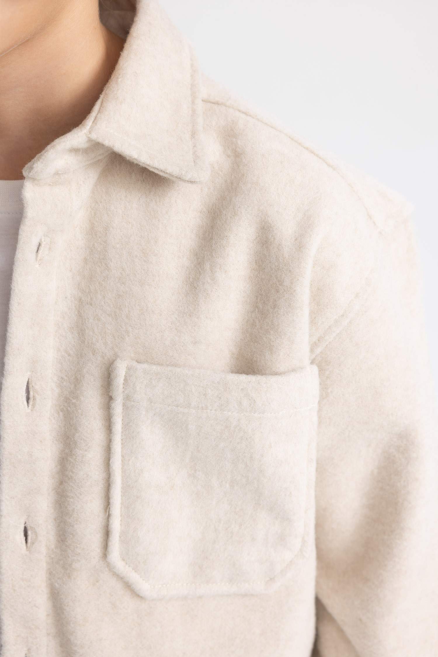 Рубашка оверсайз с длинным рукавом для мальчиков