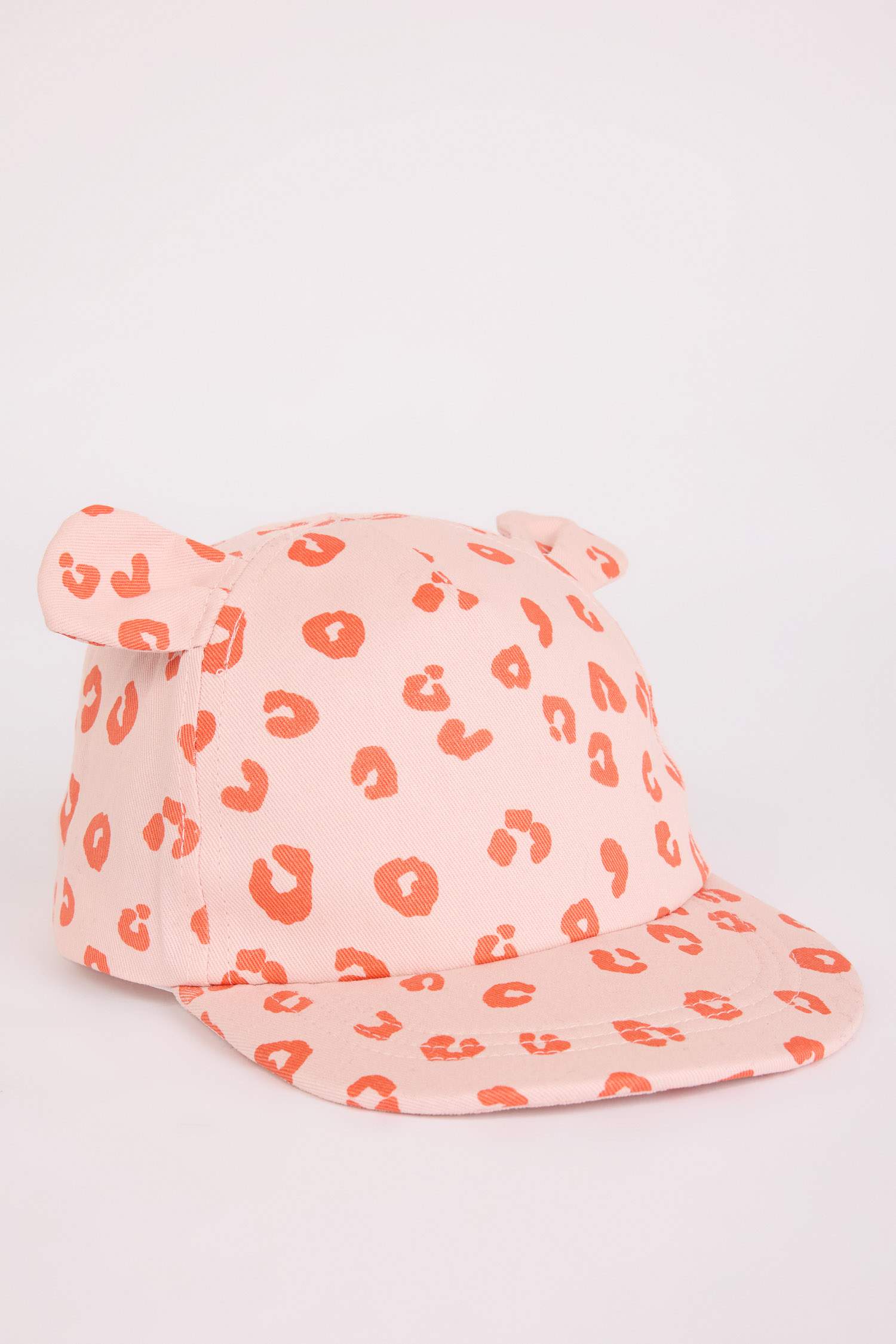Kız Bebek Baskılı Pamuklu Cap Şapka