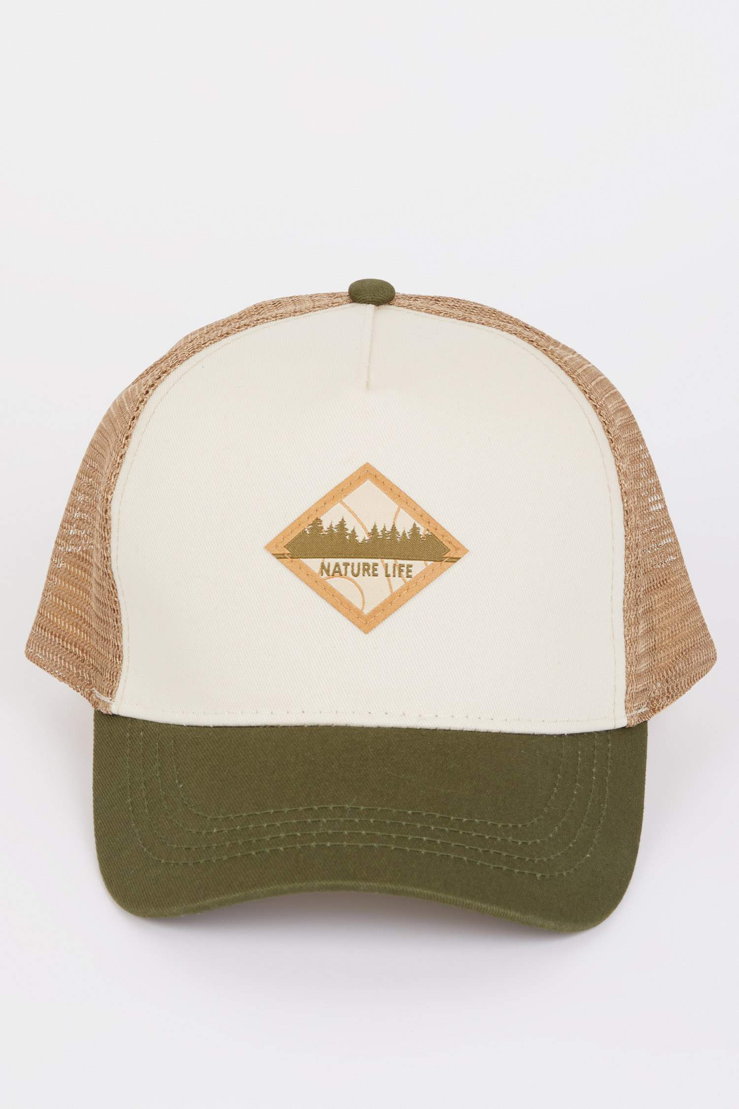 Man Label Printed Woven Baseball Basketball Denim Cap