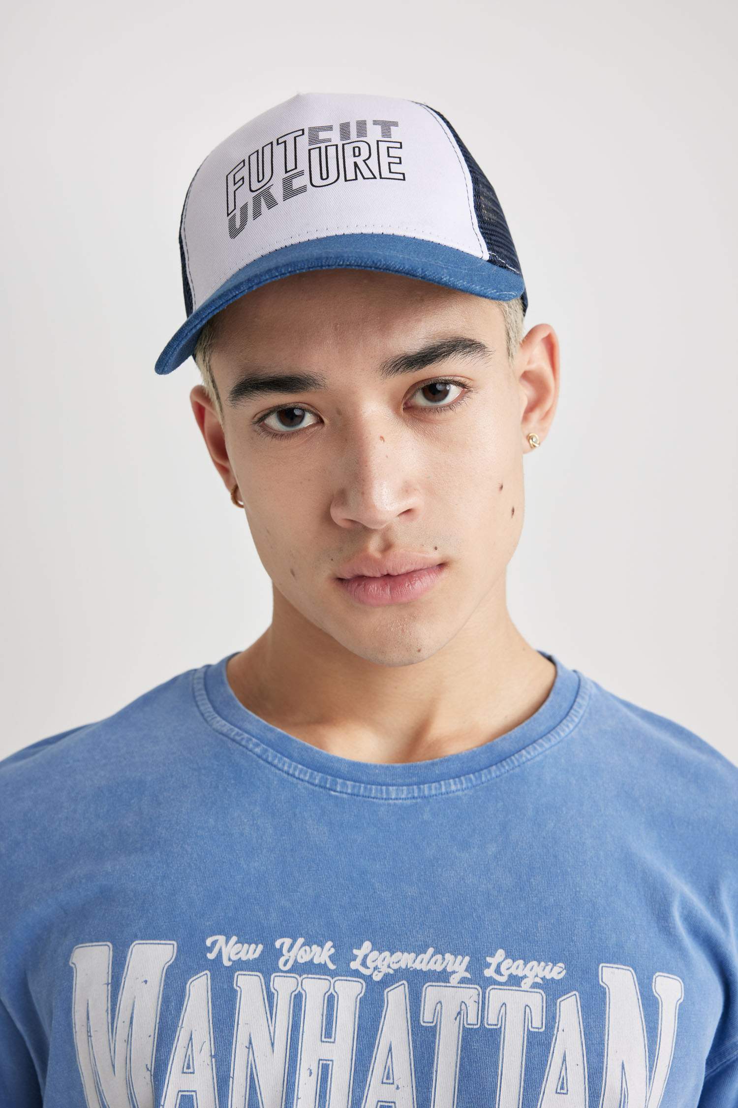 Man Woven Printed Hat