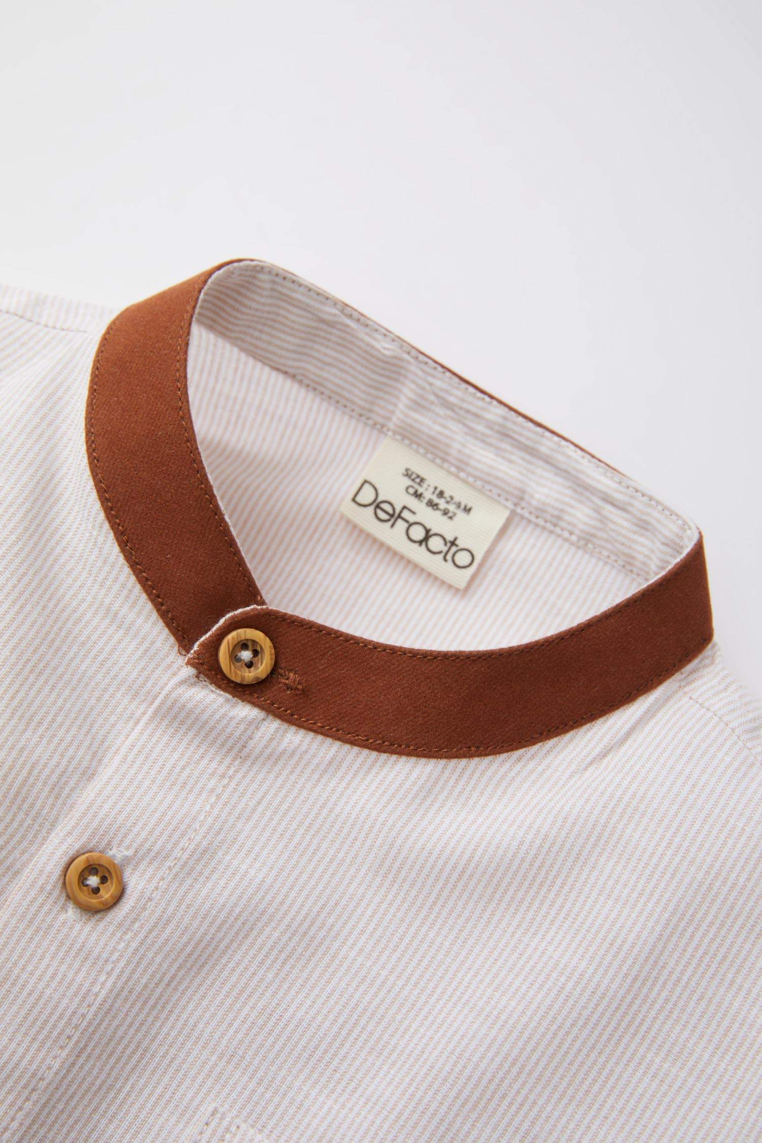 قميص ولادي نص كم بوبلين قصة عادية