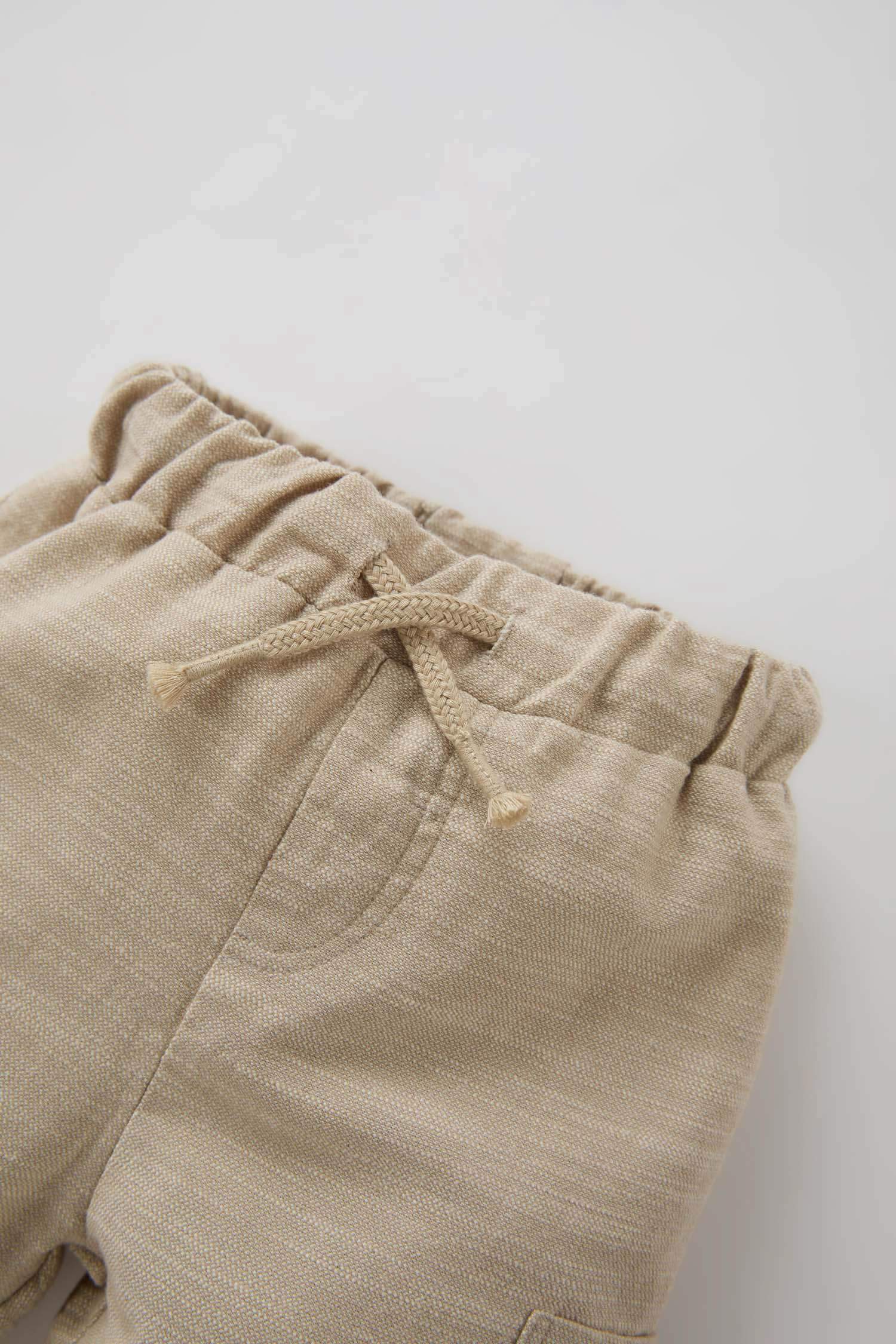 Baby Boy Elastic Waist Straight Leg Pants