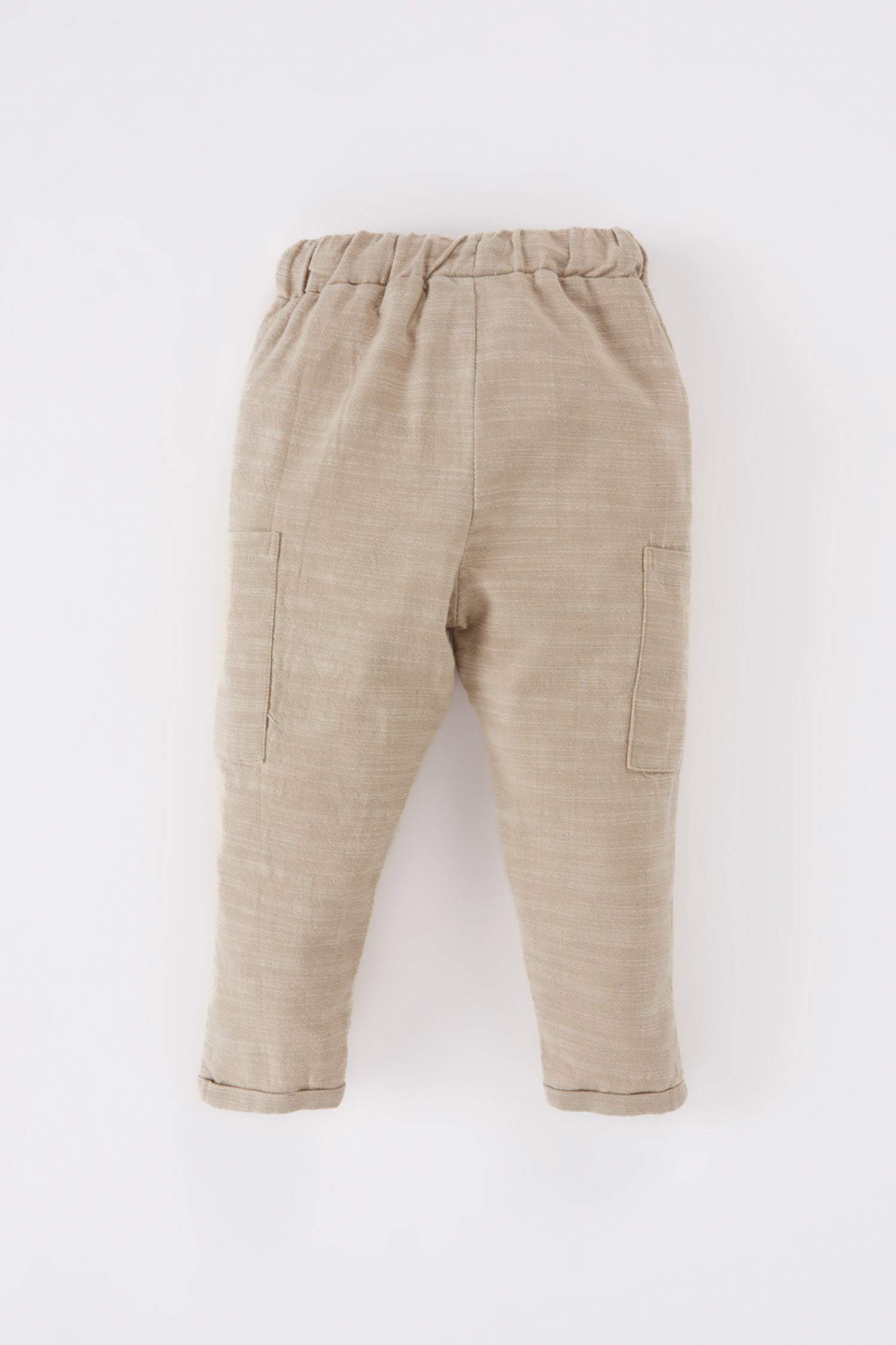 Baby Boy Elastic Waist Straight Leg Pants