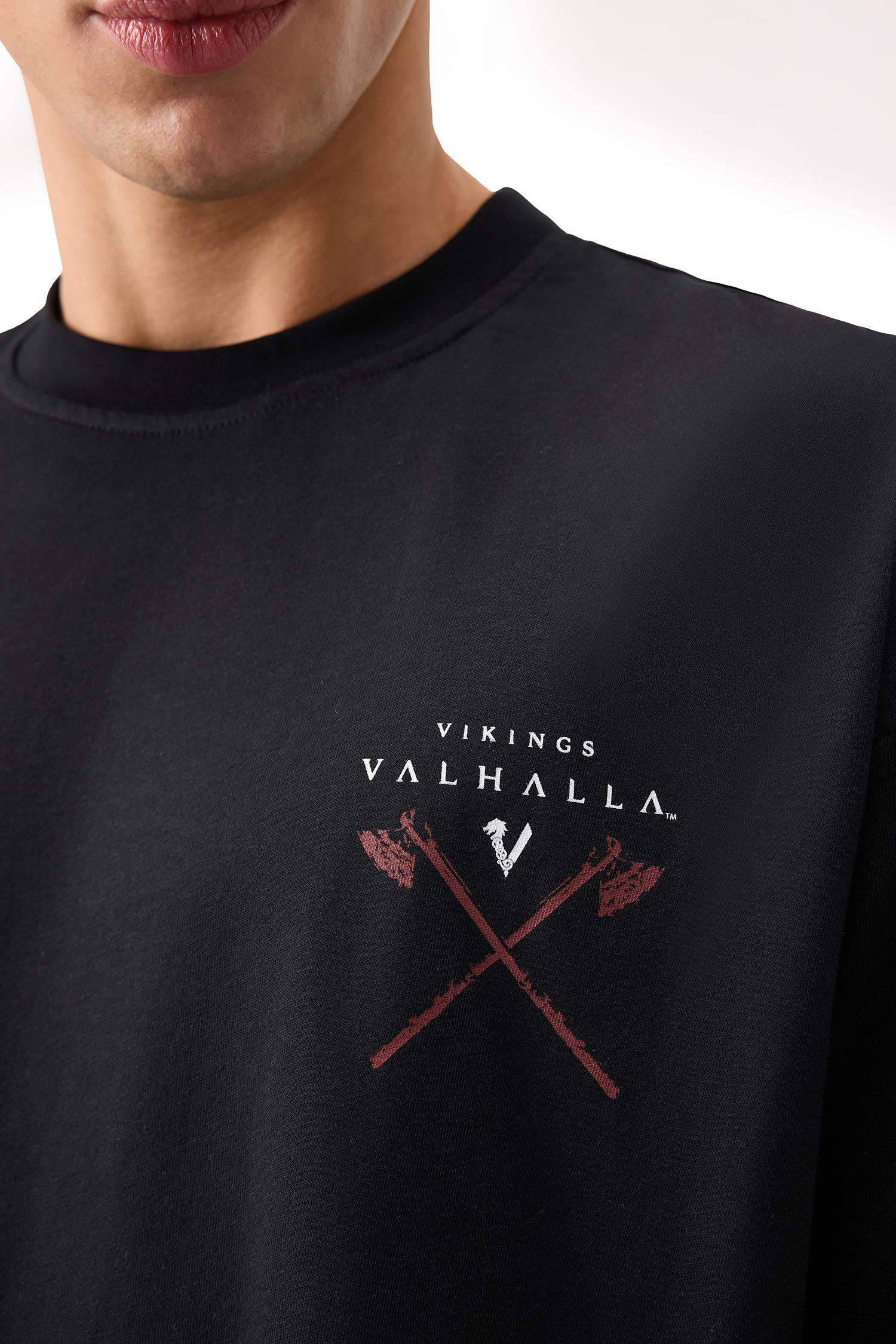 Vikings: Valhalla дөңгелек жаға үлкен Қысқа жеңді футболка