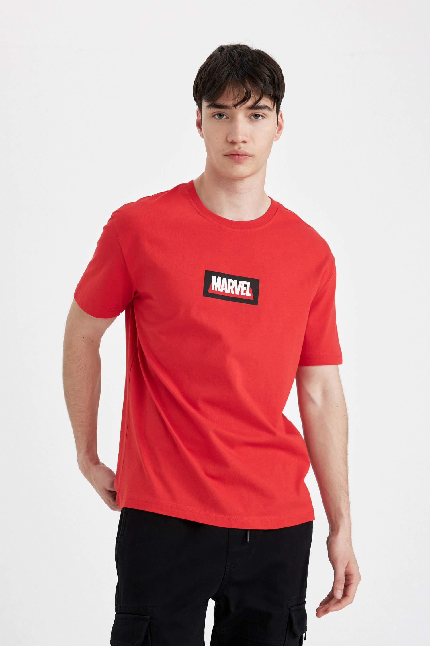Regular Fit Licensed by Marvel Crew Neck Short Sleeve T-Shirt