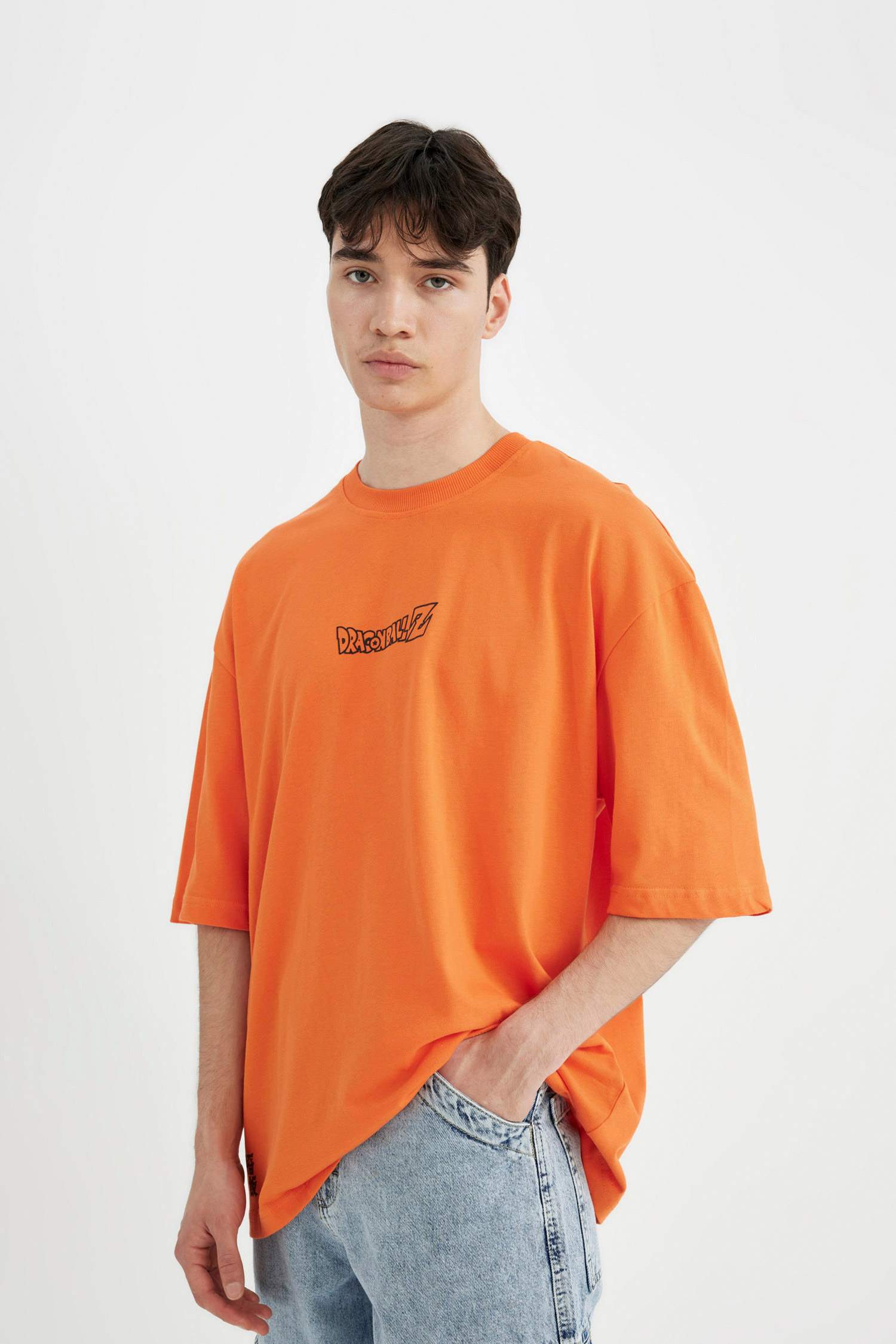 Dragon Ball Loose Fit Crew Neck Short Sleeve T-Shirt