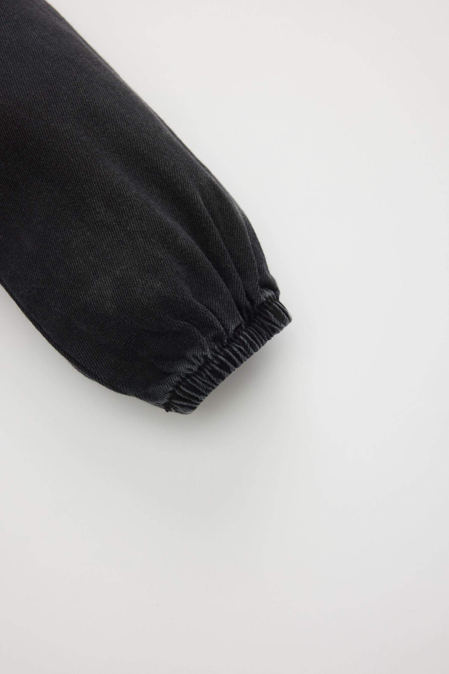 Kız Bebek Uzun Kollu Jean Elbise