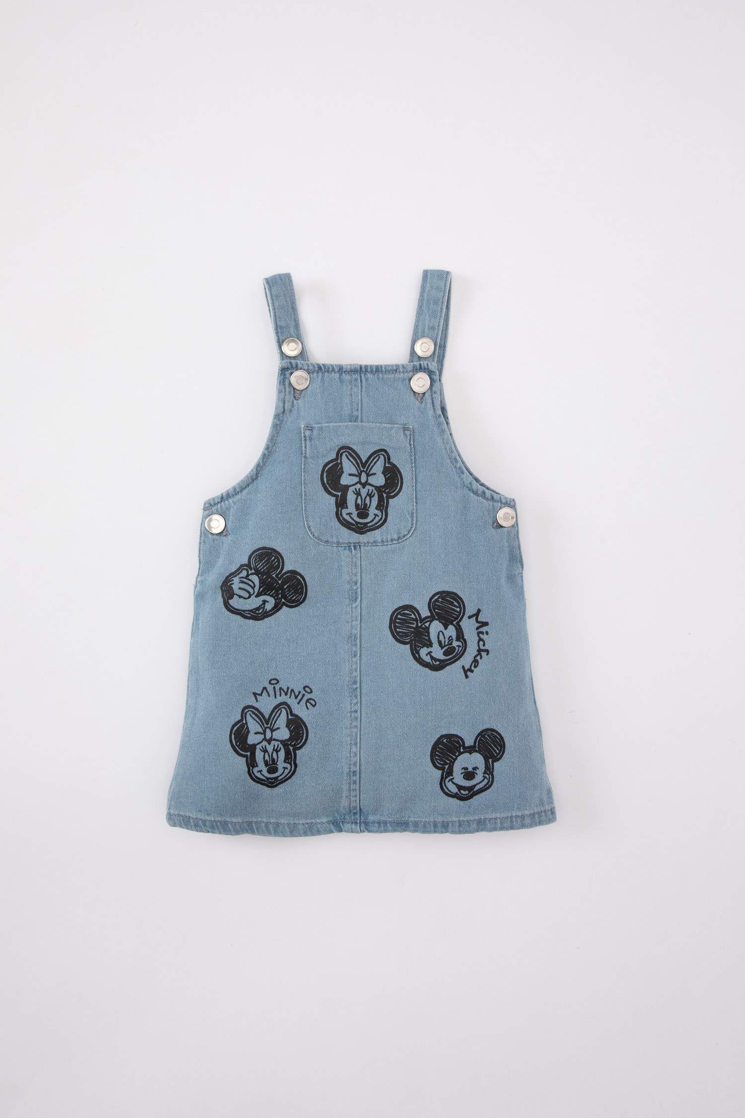 Kız Bebek Disney Mickey & Minnie Jean Salopet Elbise