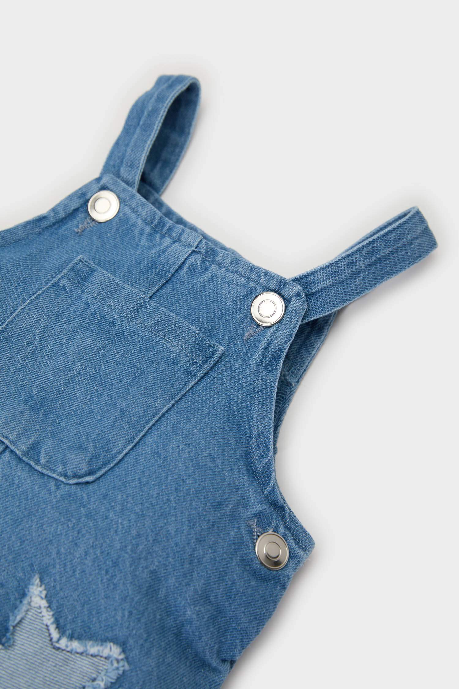 Robe Salopette à motifs étoiles pour bébé fille