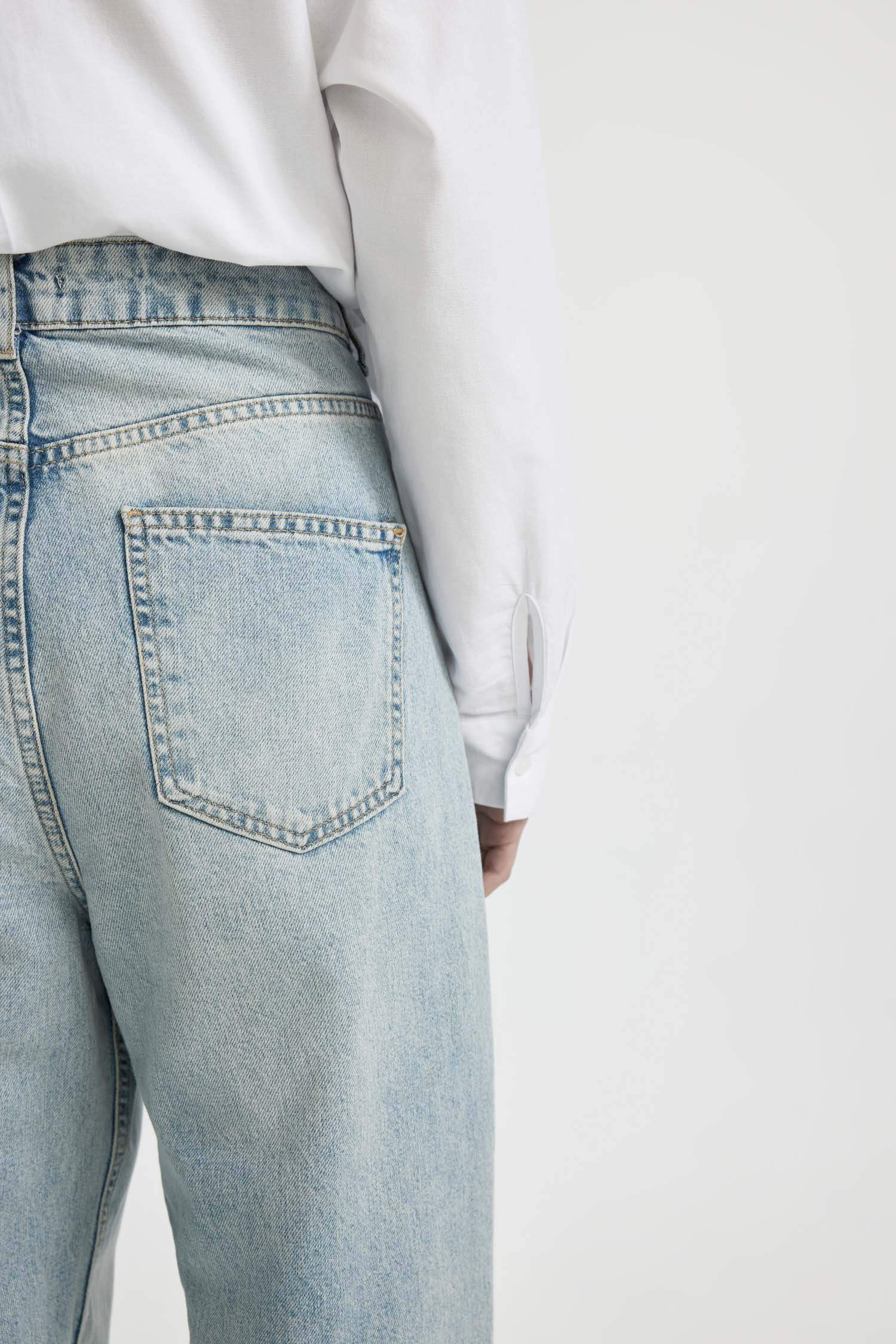 90's Wide Leg Yüksek Bel Geniş Bol Paça Uzun Jean Pantolon