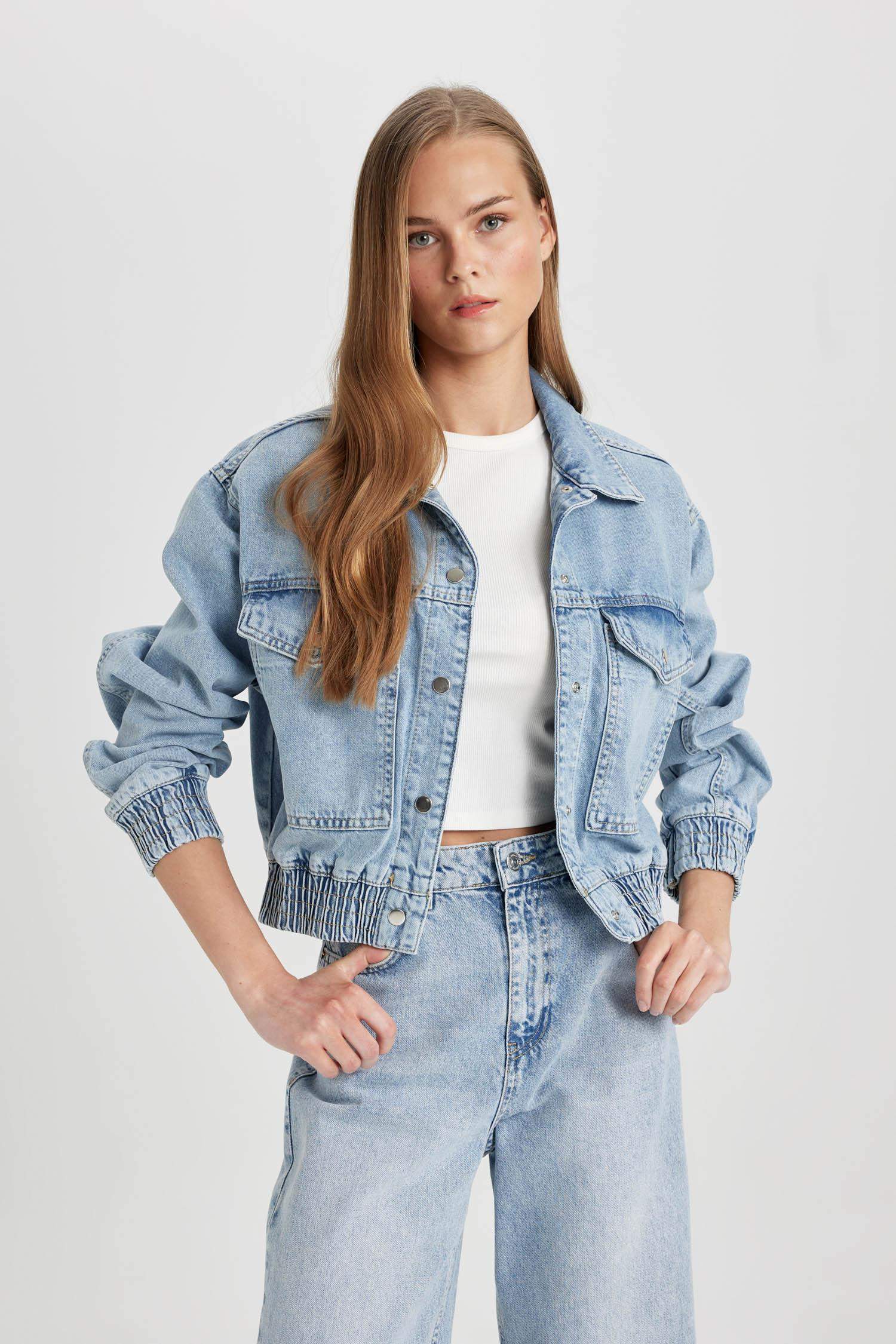 Jacket Bomber en jean