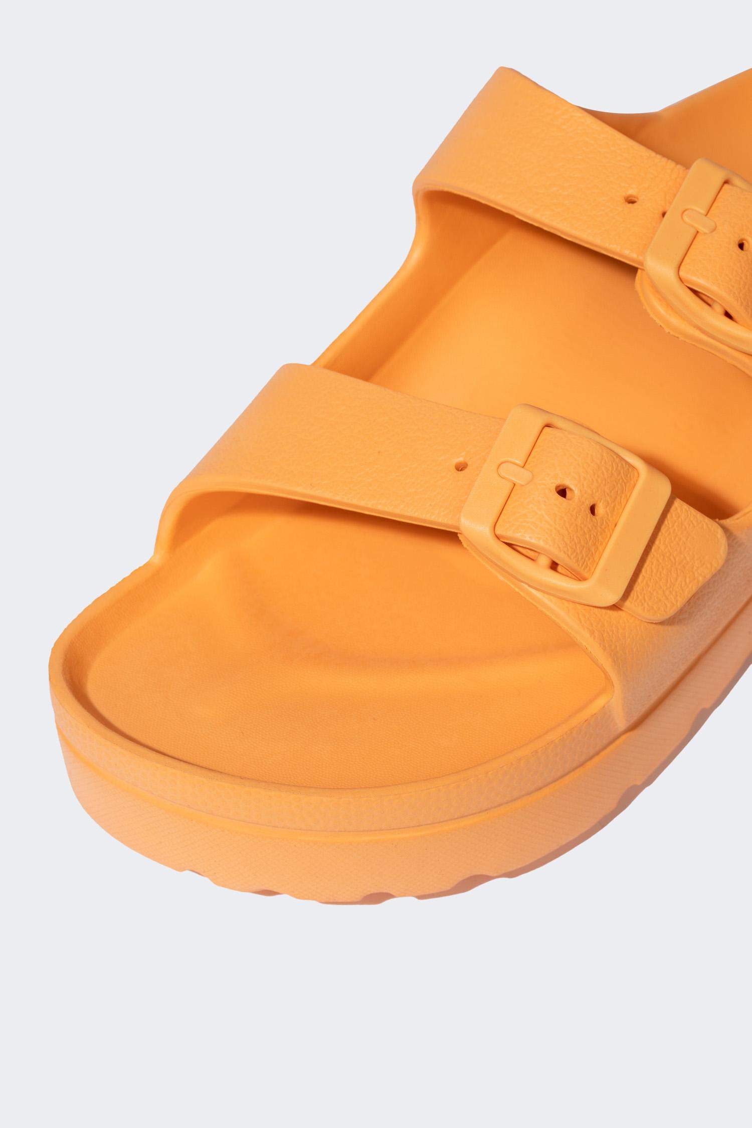 Woman High Sole Double Banded Eva Slippers