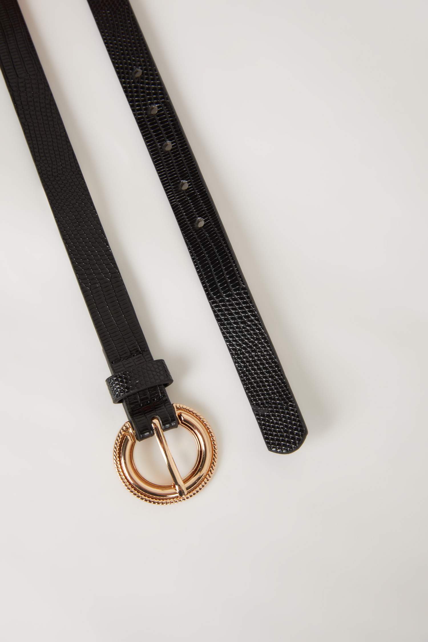 Kadın Suni Deri 2'li Günlük Kemer