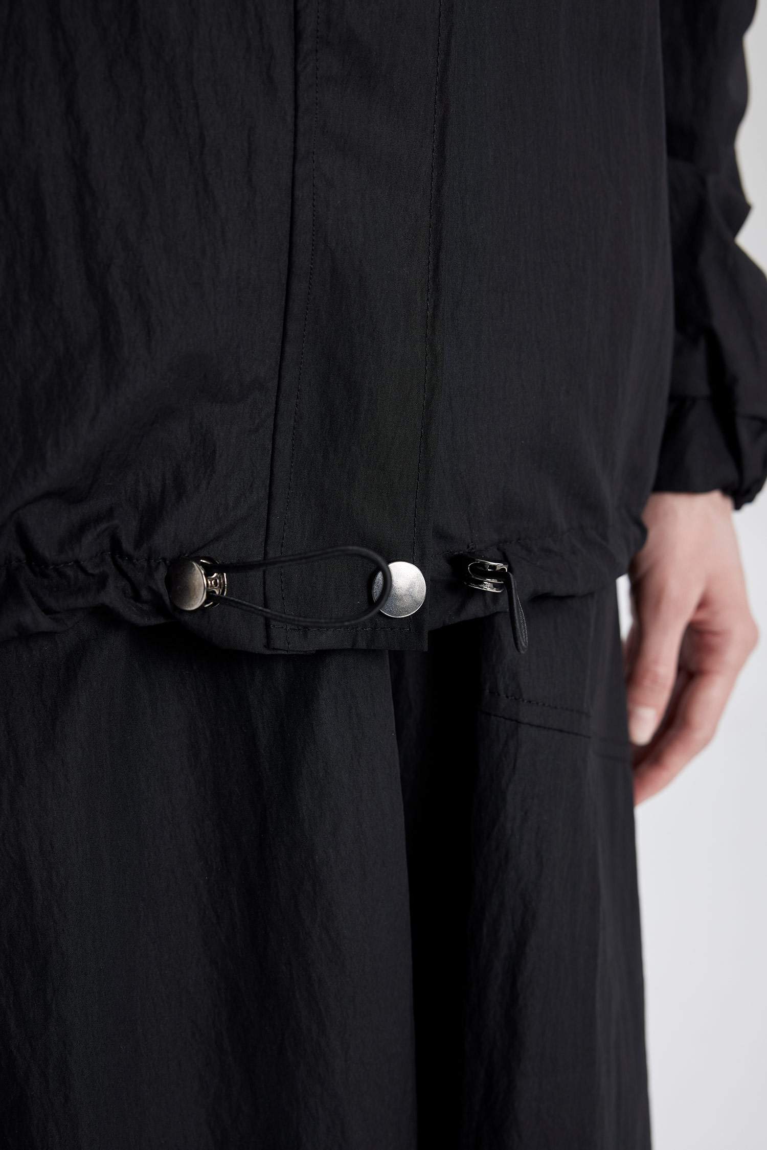 Bomber Half Turtleneck Young Parachute Jacket