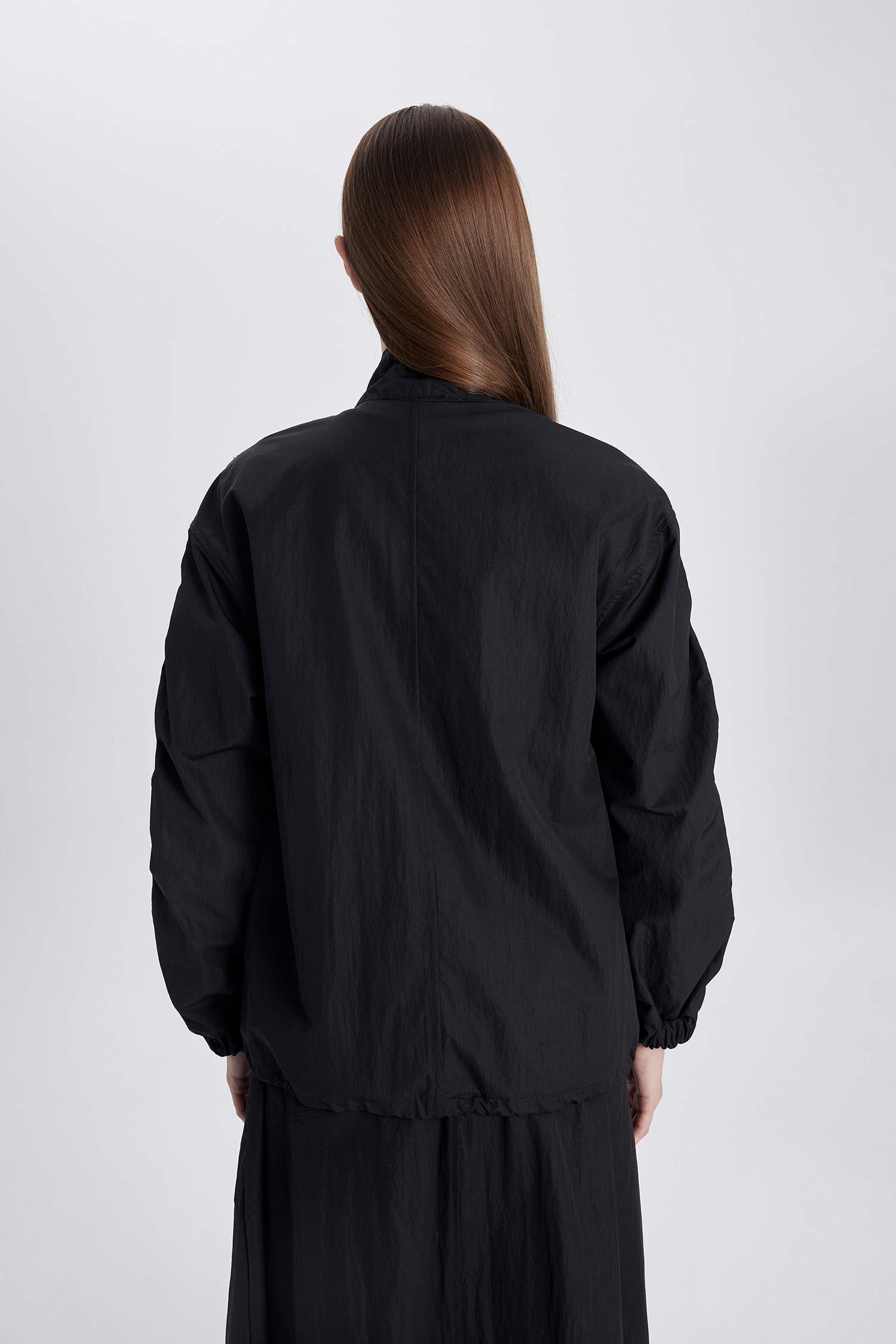 Bomber Half Turtleneck Young Parachute Jacket
