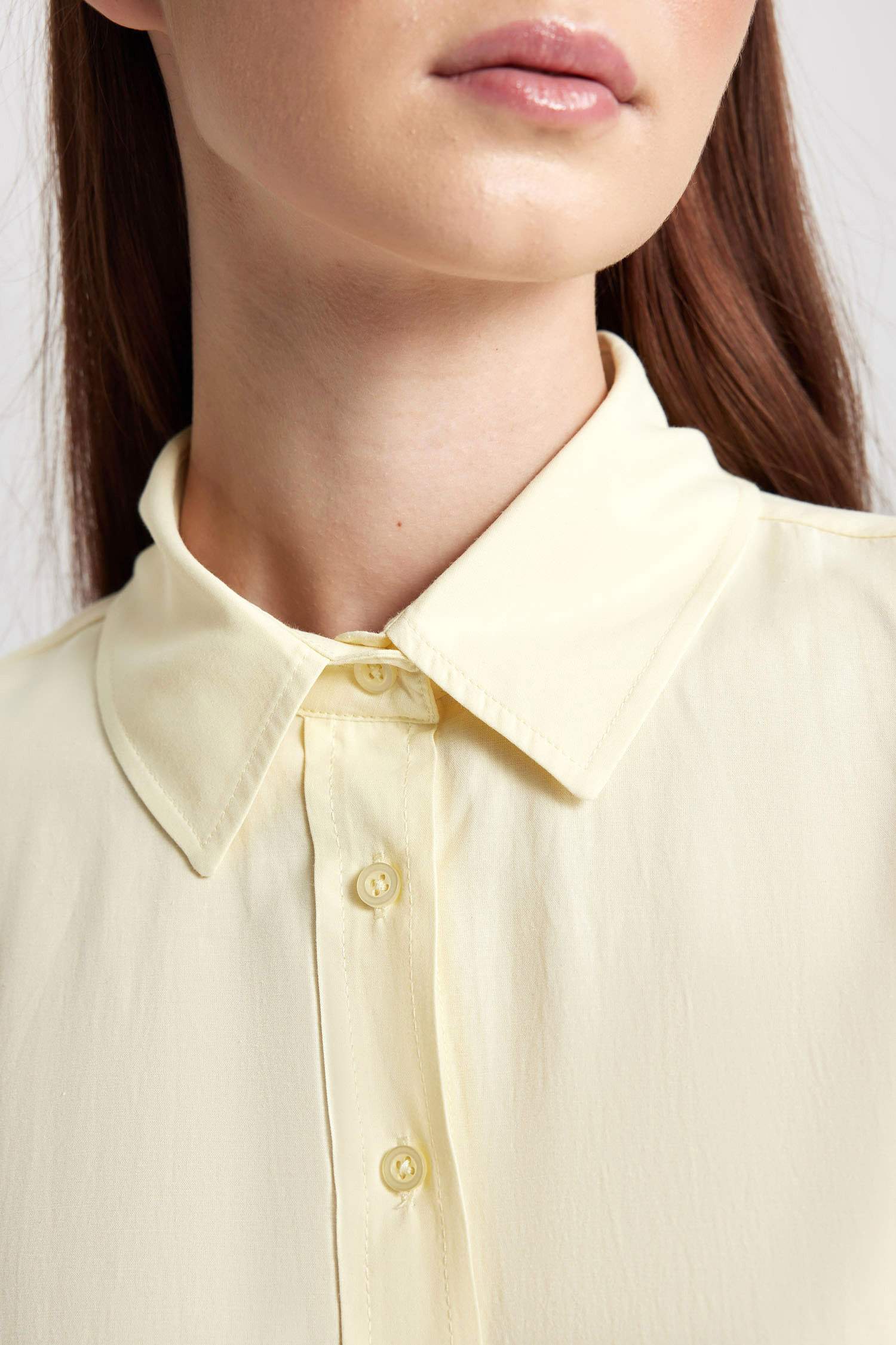 Relax Fit Poplin Long Sleeve Shirt Tunic