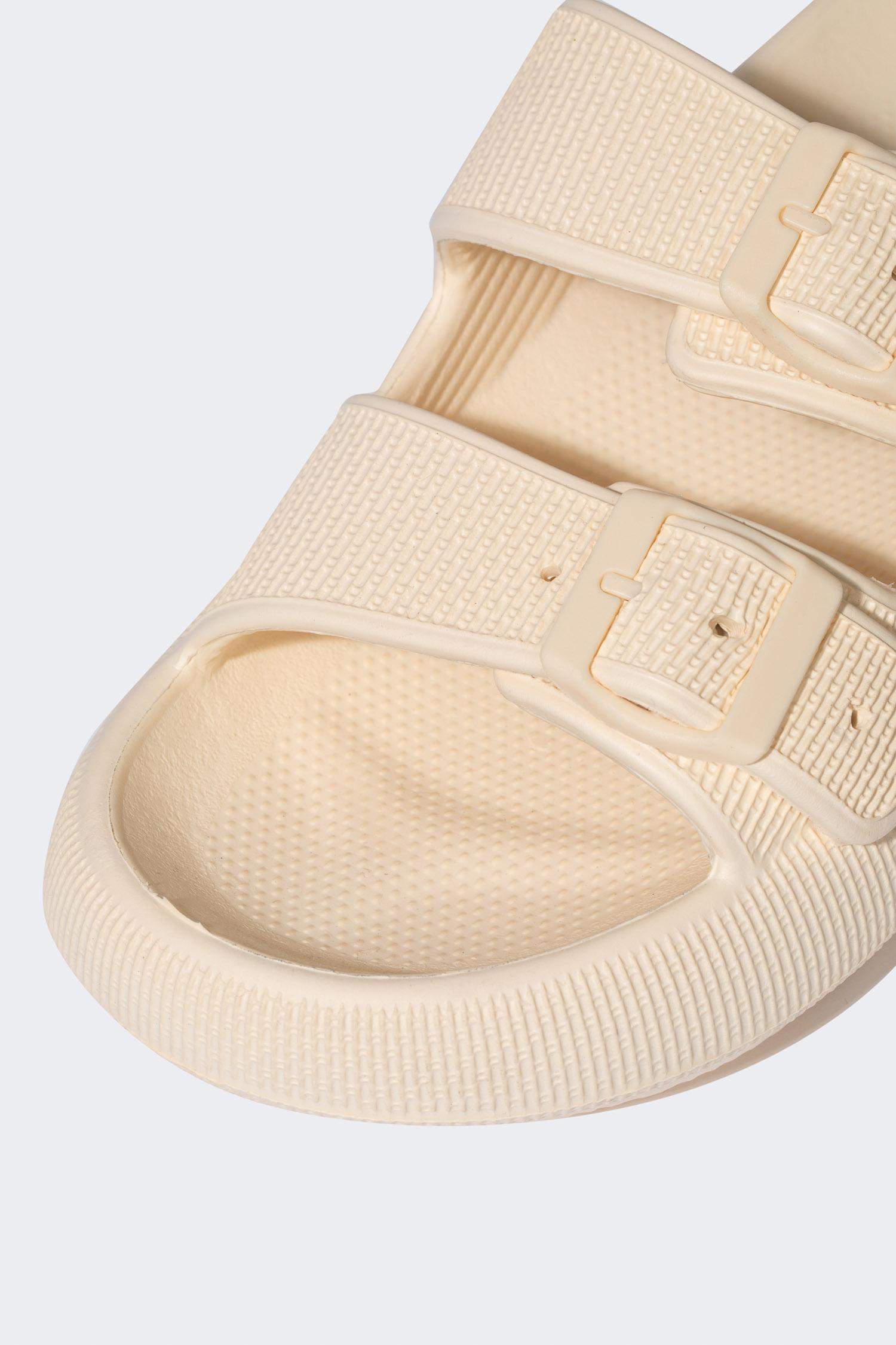 Woman High Sole Double Banded Eva Slippers