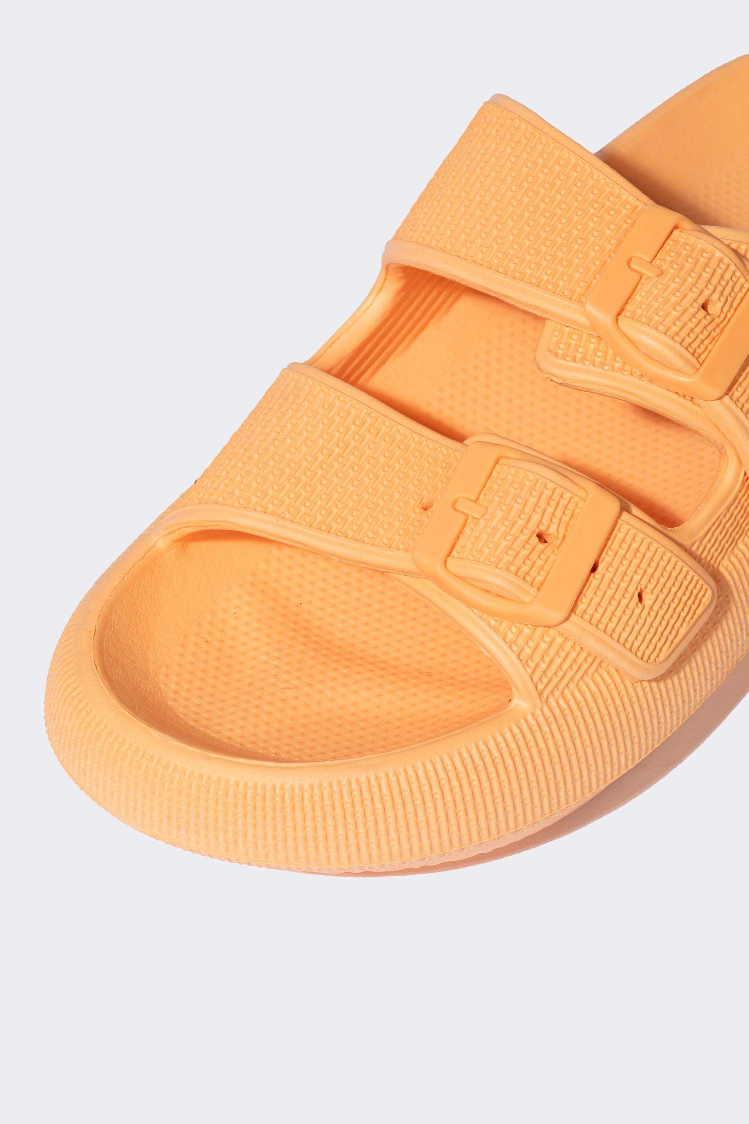 Woman High Sole Double Banded Eva Slippers