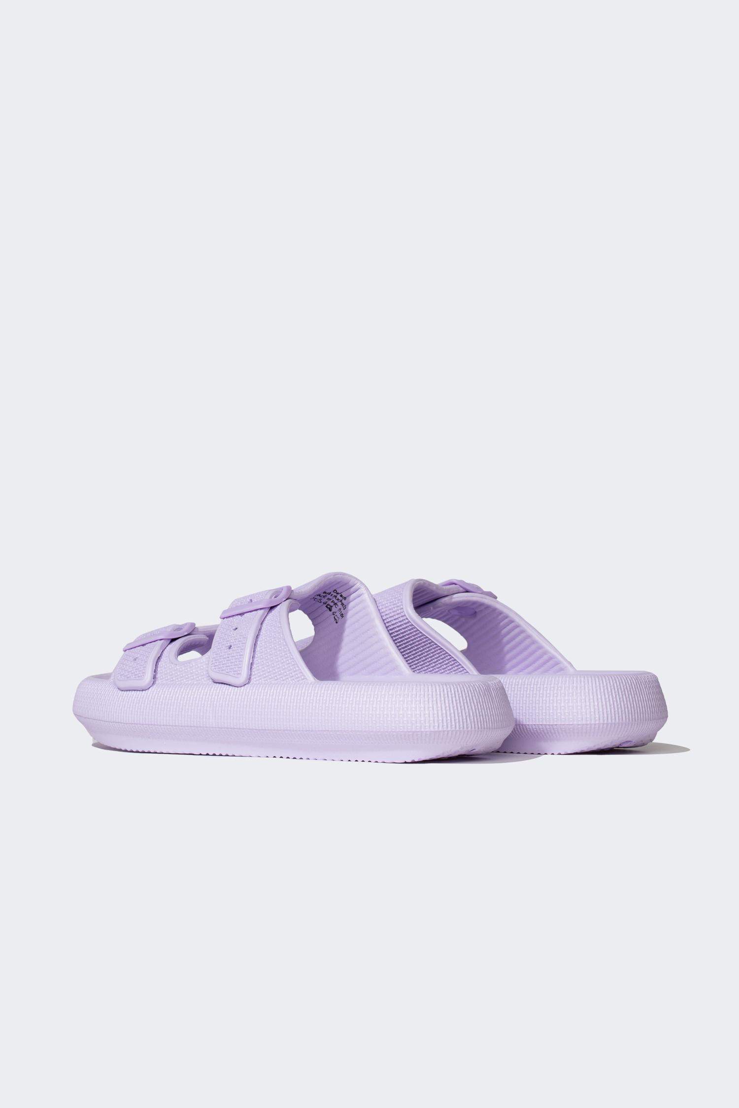 شبشب نسائي بكعب عالي بشريط مزدوج